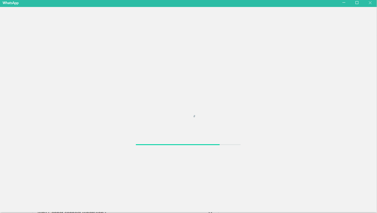 WhatsApp Desktop is stuck on this screen. What do I do? r/whatsapp