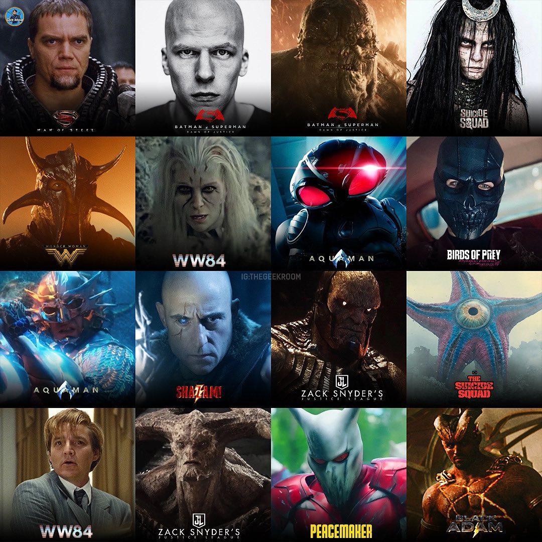I always think DC movies' villains are depicted well (with some