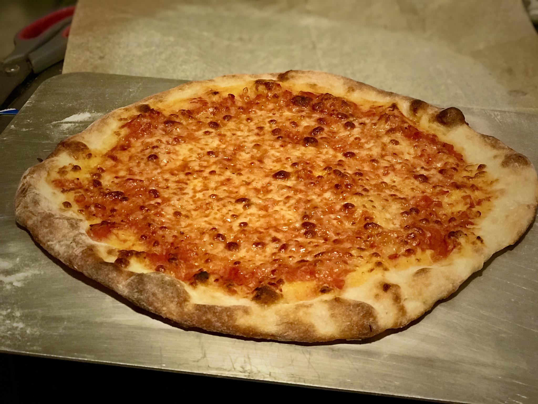 Flour, water, salt, yeast, and 5 days of fermentation r/Pizza