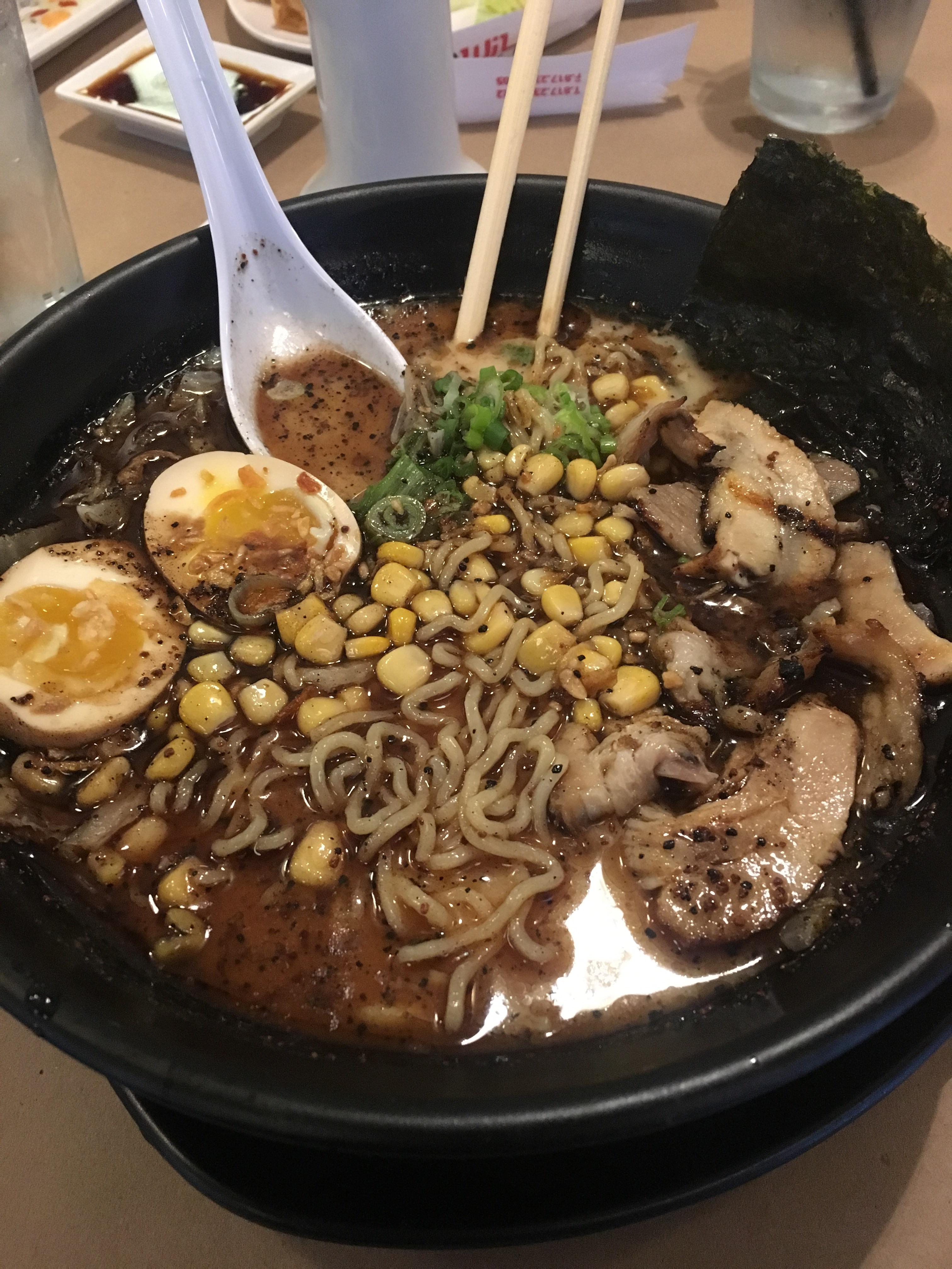 Tonkotsu Kuro from Wild Sushi & Ramen in Fort Worth, TX r/ramen