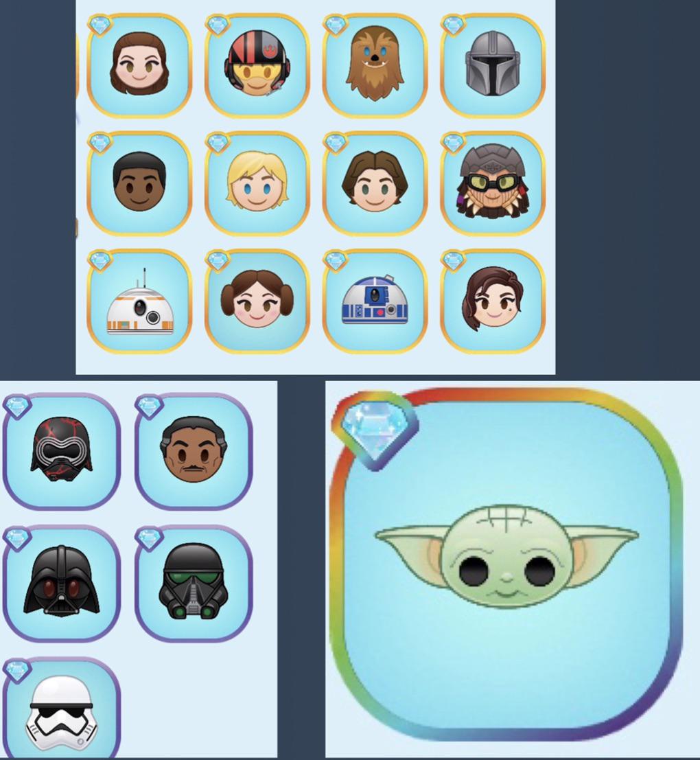 Mission I finally have all the Star Wars emojis!! 🤩 r