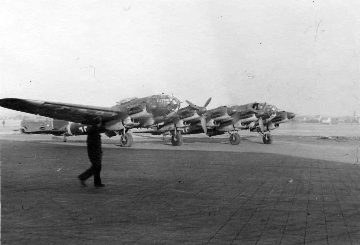 Heinkel He 111Z. Two He 111 joined at the wing with a 5th engine for