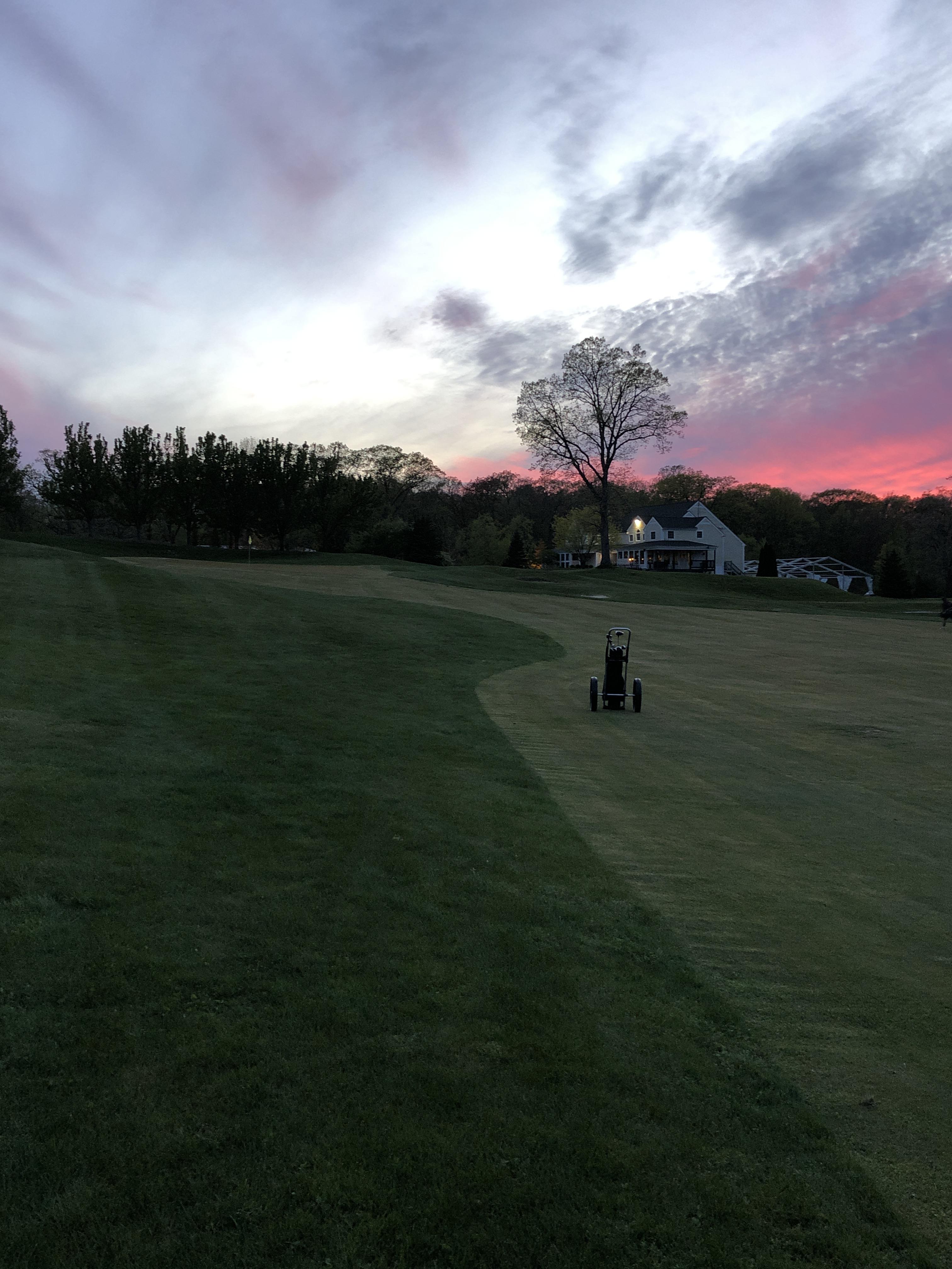 9th hole Bradford country club r/golf
