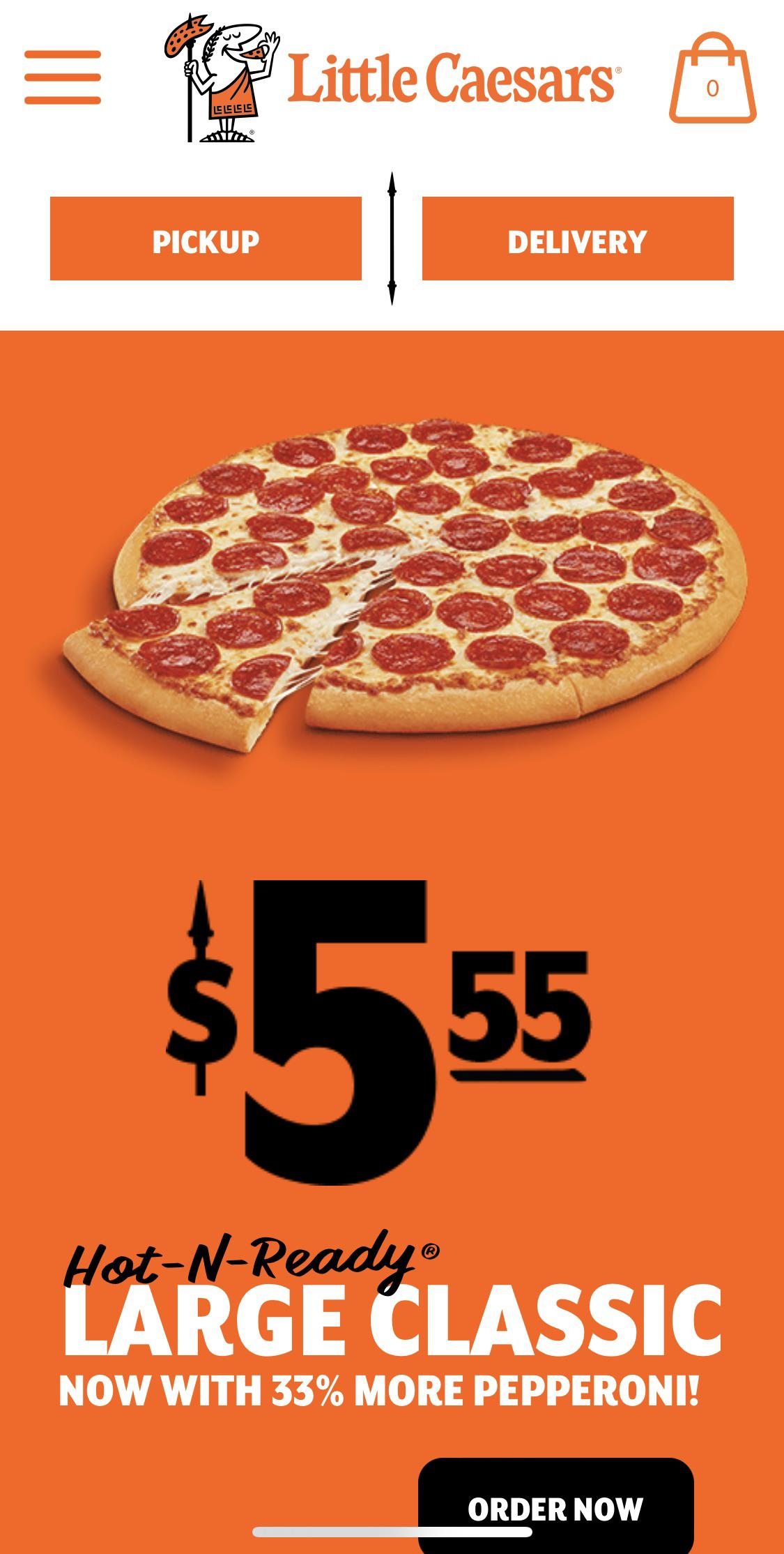 Little Caesars raises prices .55 then adds 33 more pepperoni, why not