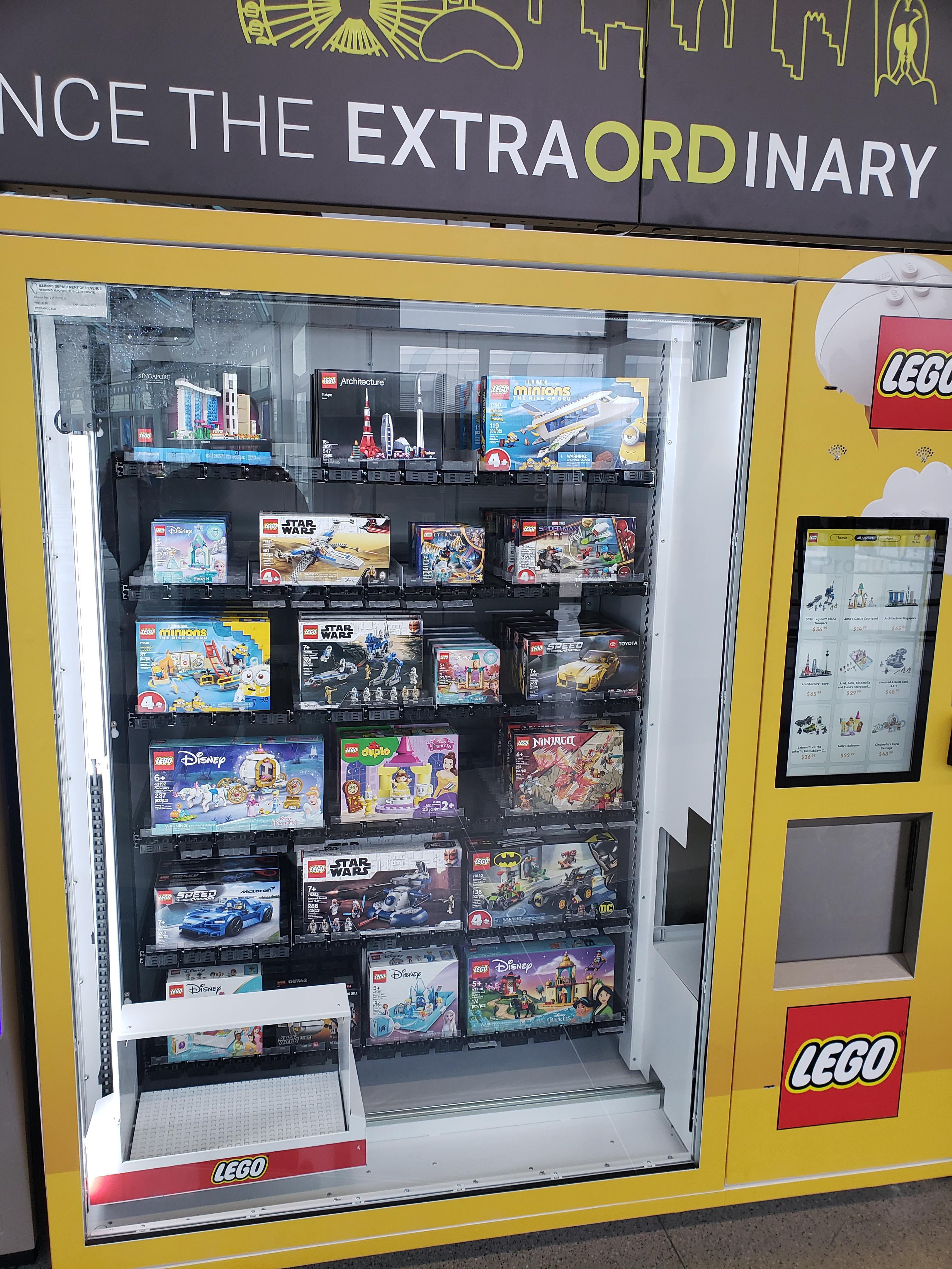 O'Hare airport vending machine. If I want to step on these in my stocking feet I will do it at