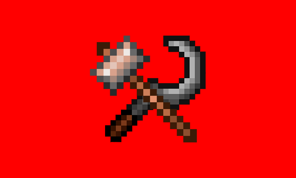 Communist terraria flag inspired by another post Terraria
