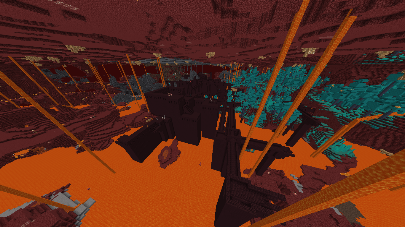 So i found this seed where 3 different fortresses from 3 different