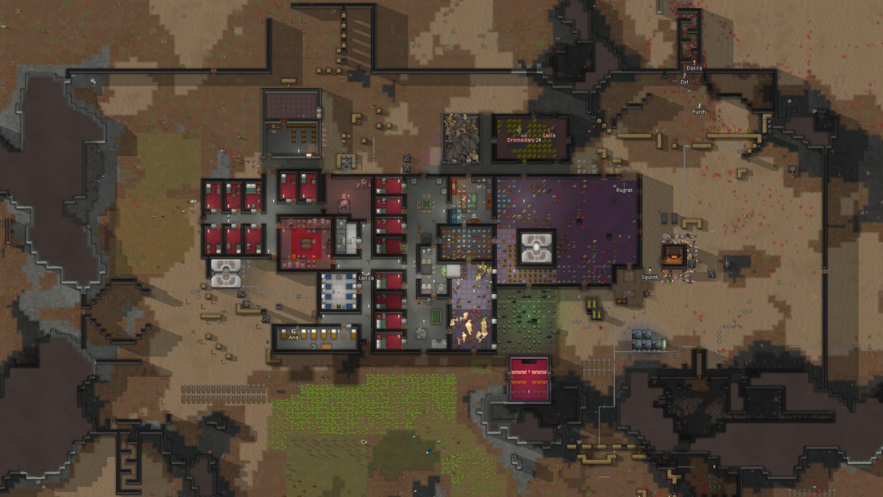 My base after the aftermath of the final battle (and the cleanup squad