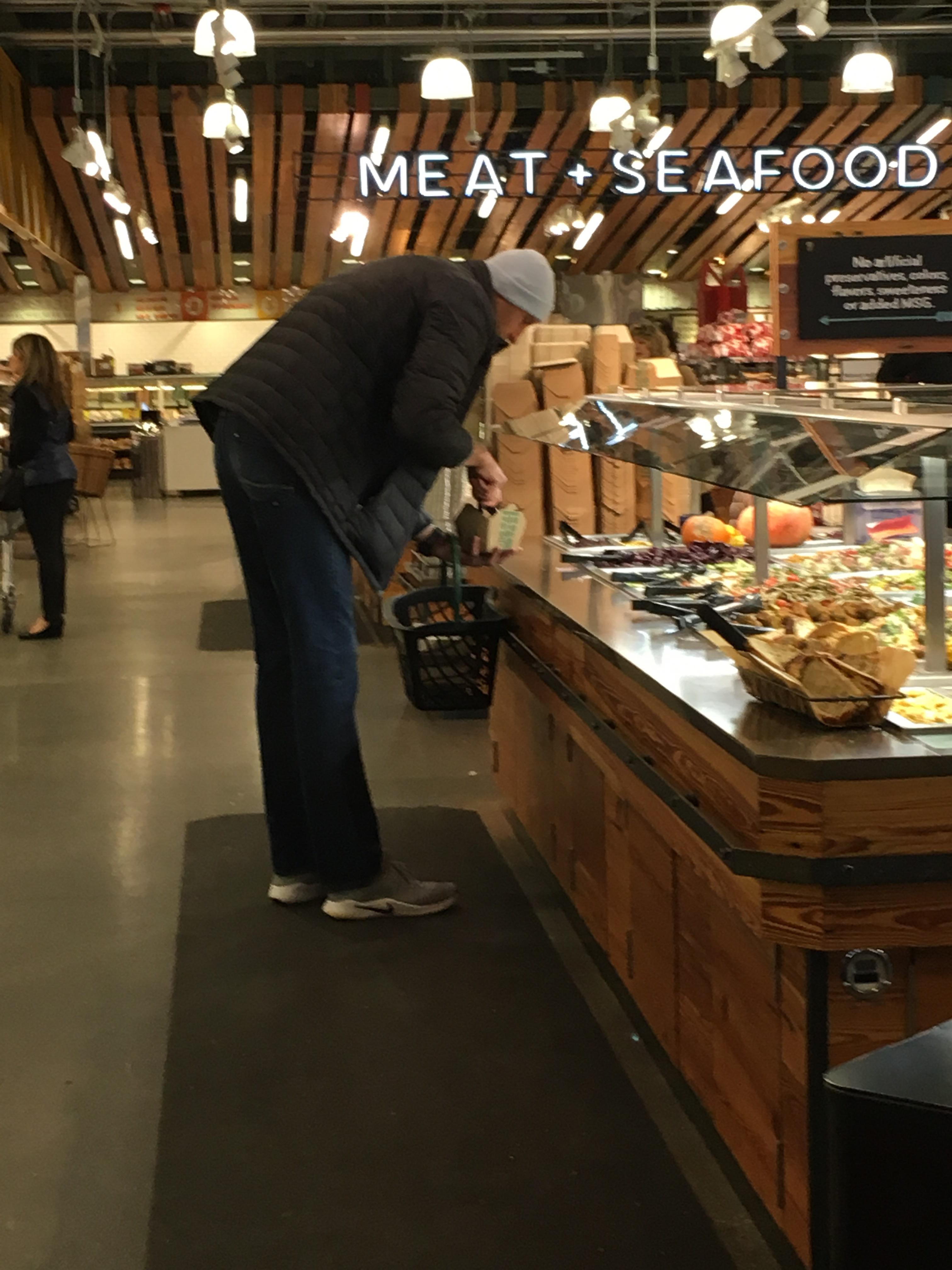 Big Z sighting at Whole Foods yesterday. The man is a giant! Cleveland