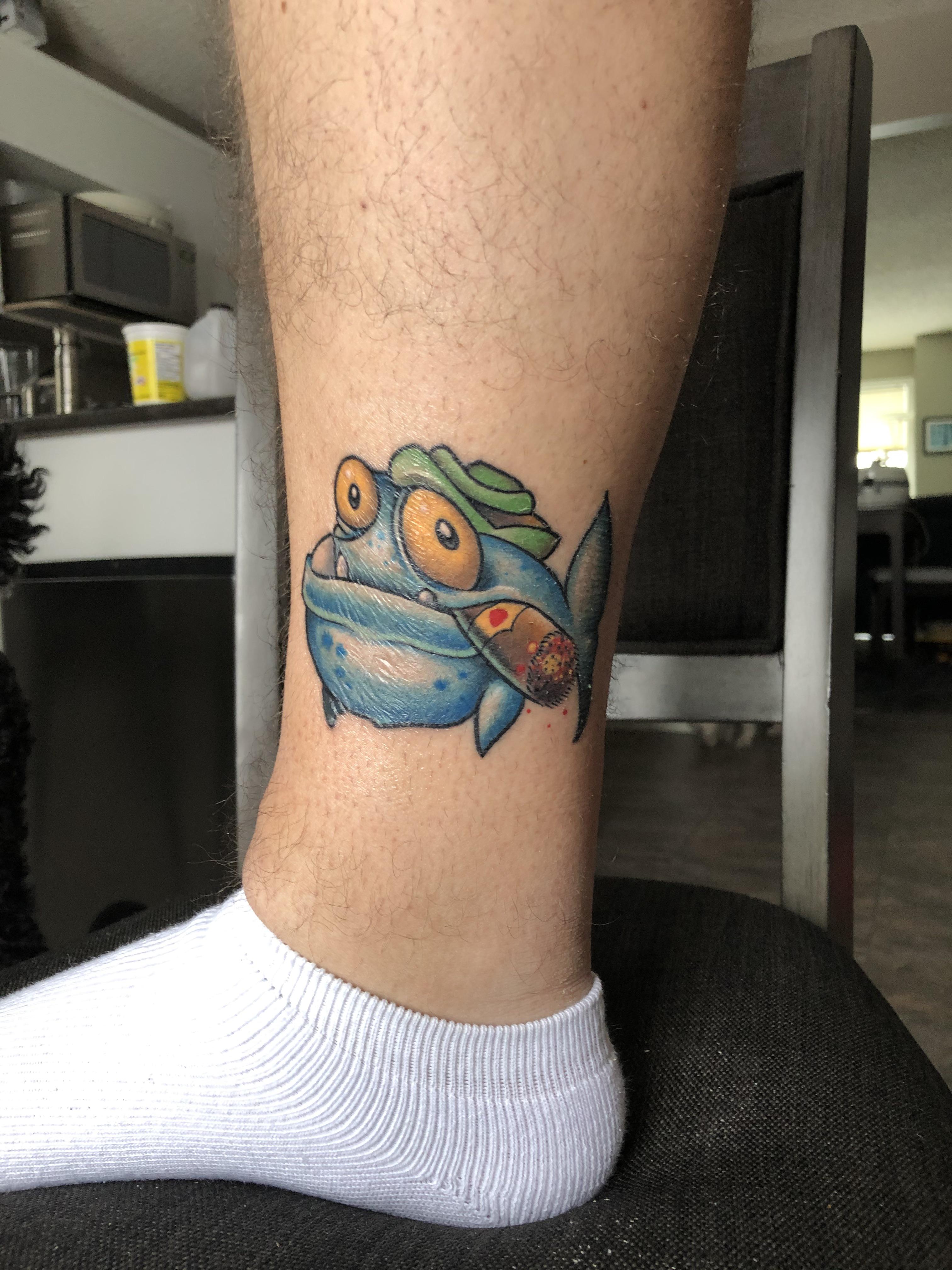 Here’s my first tattoo by Jeremy at brass n bones in Winnipeg. Got it