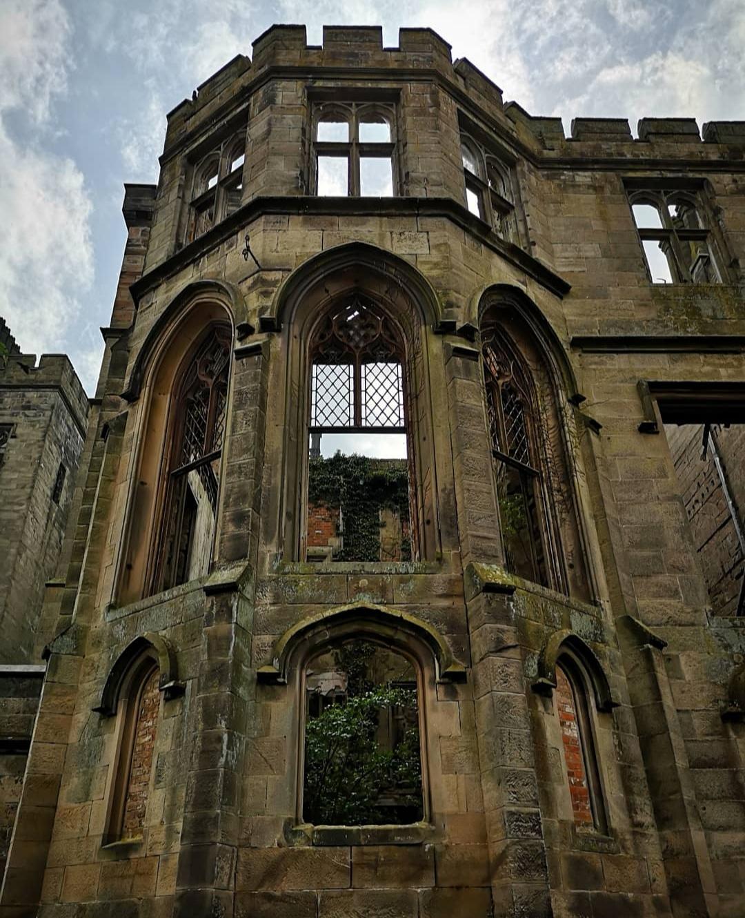 The manor house at Alton Towers theme park, UK. r/AbandonedPorn