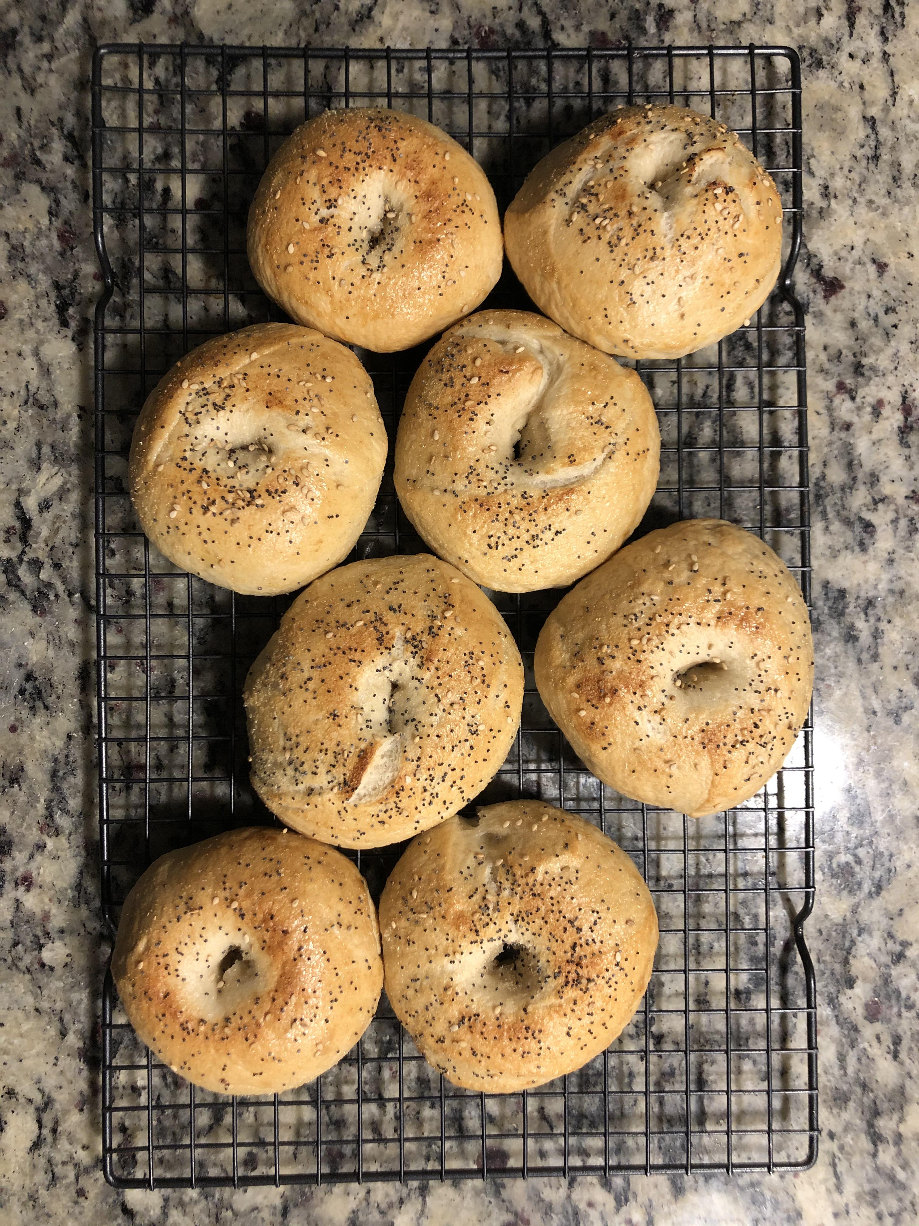 My boyfriend eats bagels for breakfast every morning, so I decided to