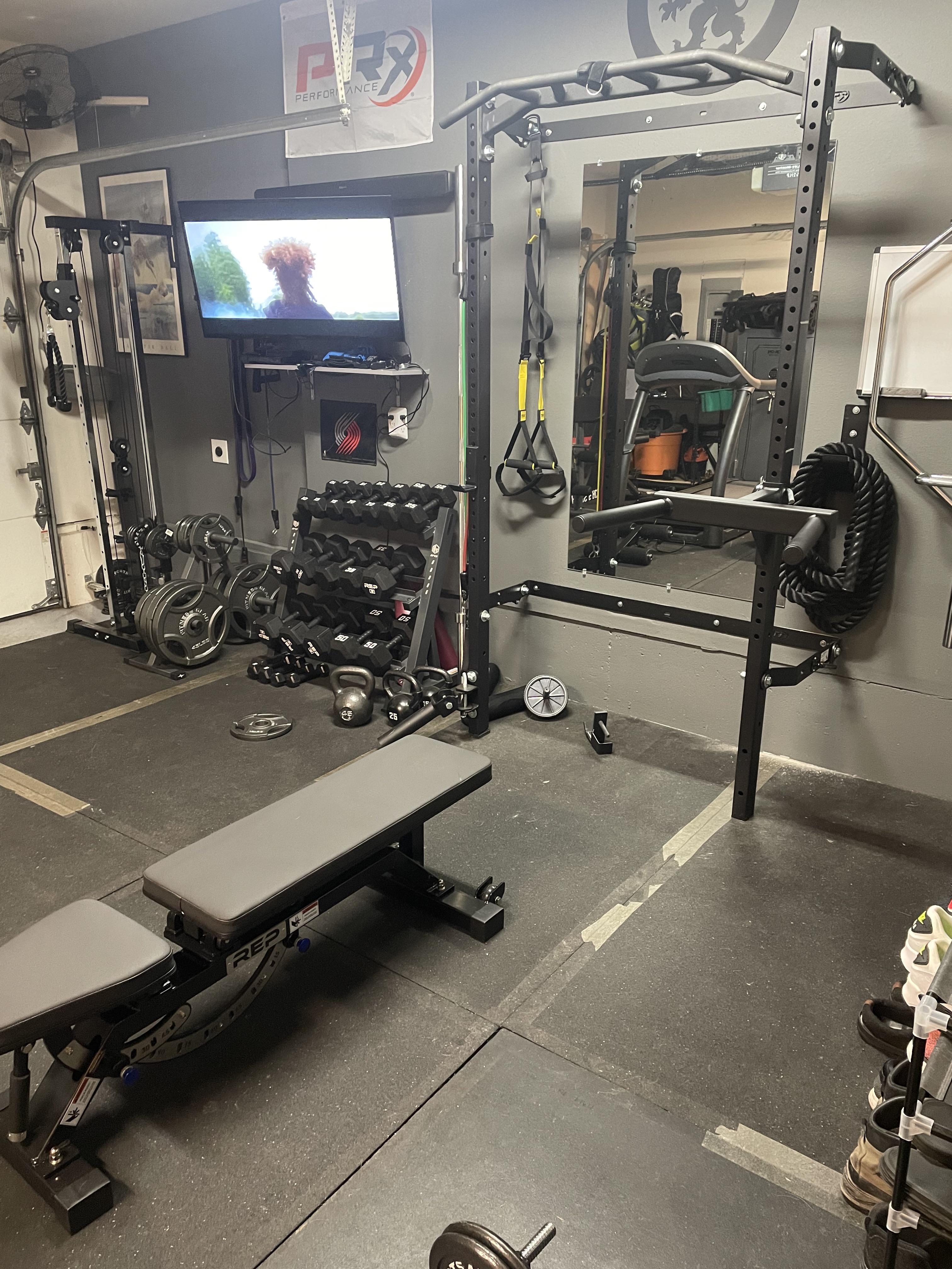 Rate My home gym weightlifting
