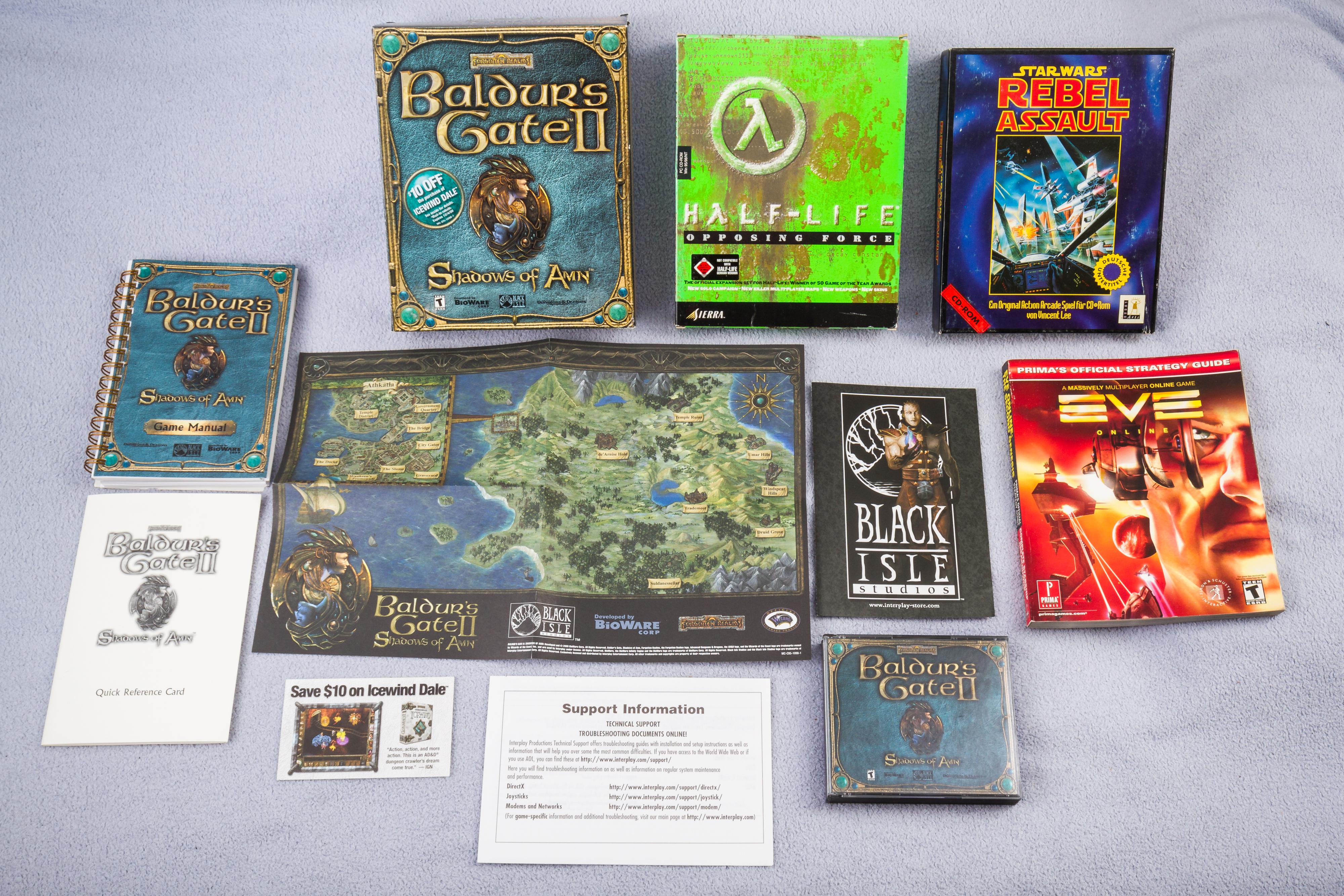 Finally got the US box of Baldur's Gate 2 and an uncut version of