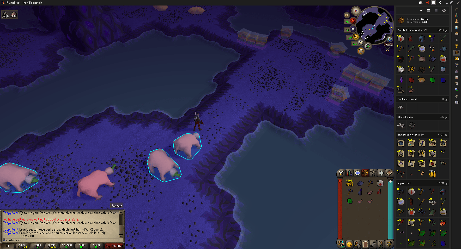 126 in and I get a treat! No one online in the group iron to share with