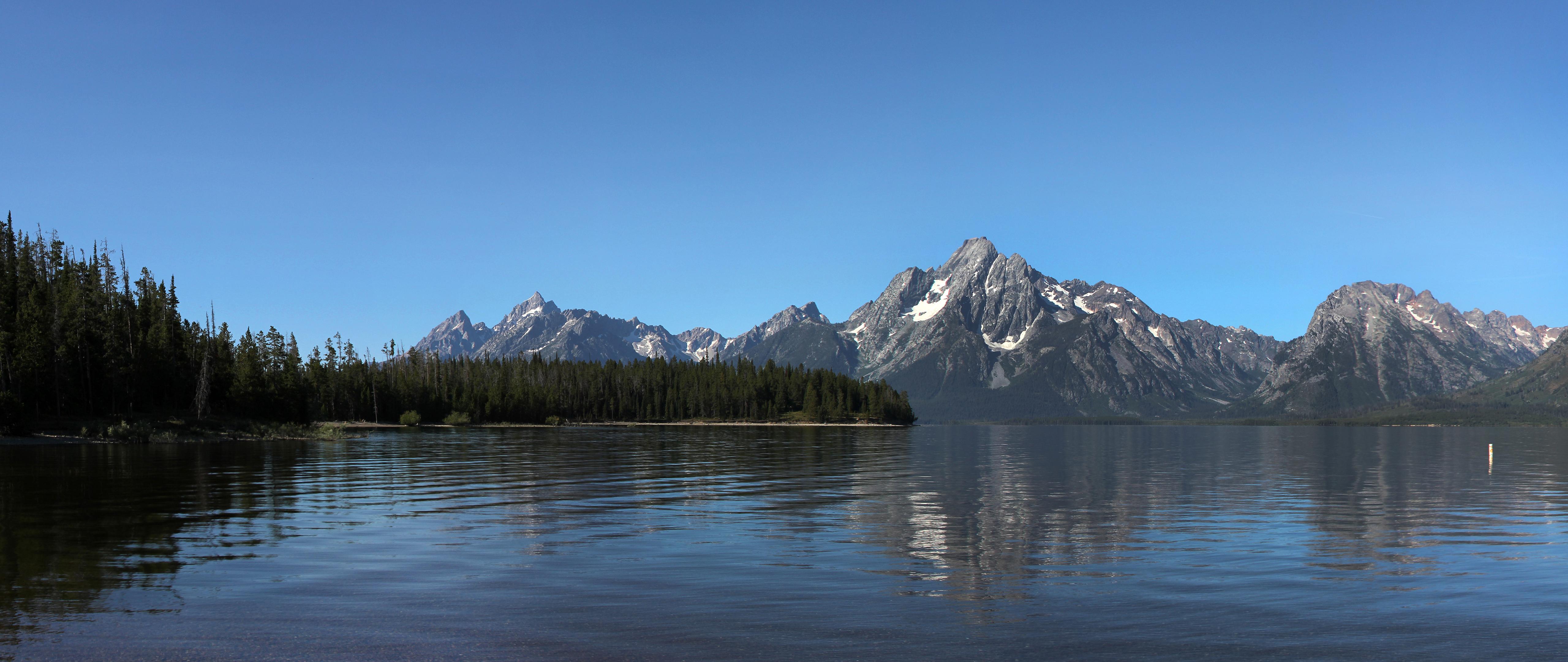 (OC) Jackson Lake Grand Teton Natl Park [5120x2160] WidescreenWallpaper