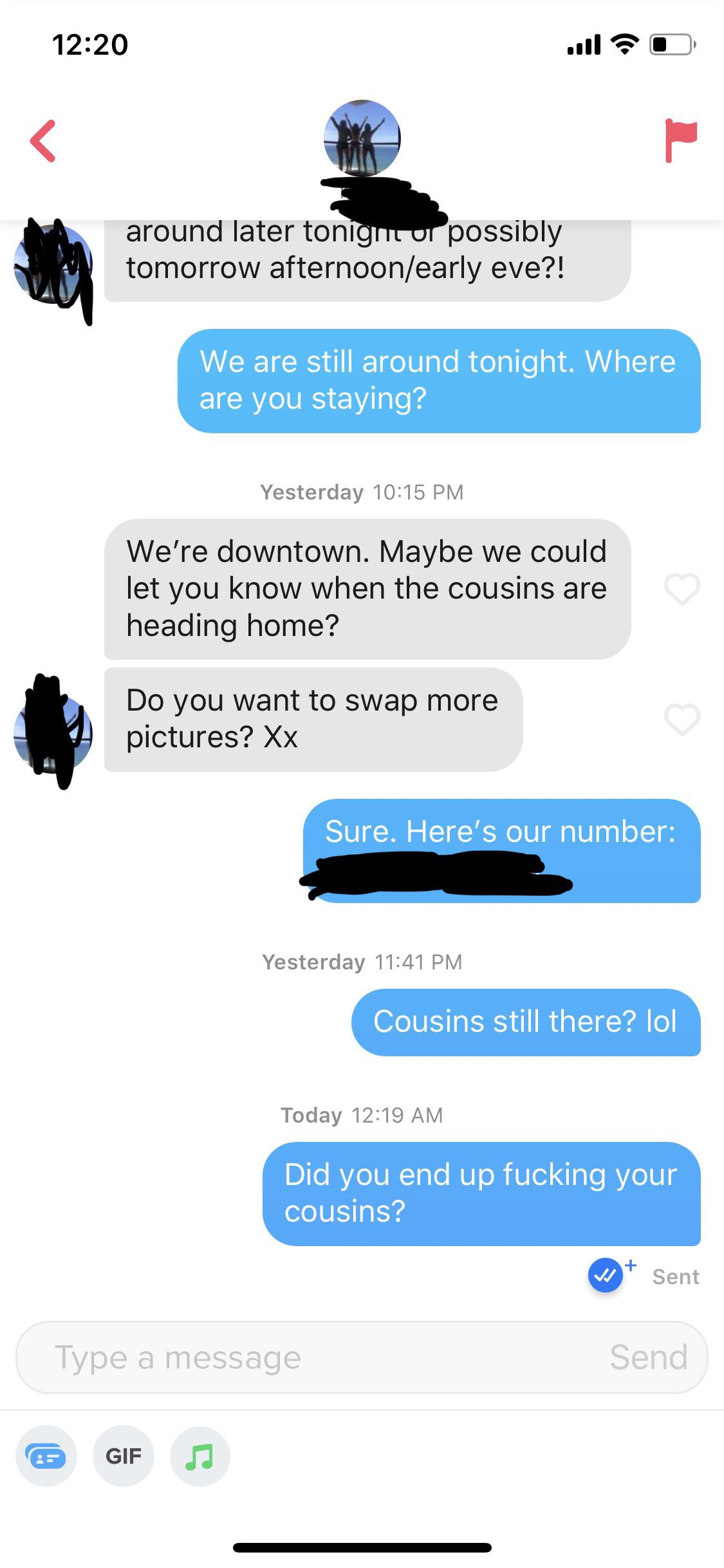 Group Sex Denied : Tinder
