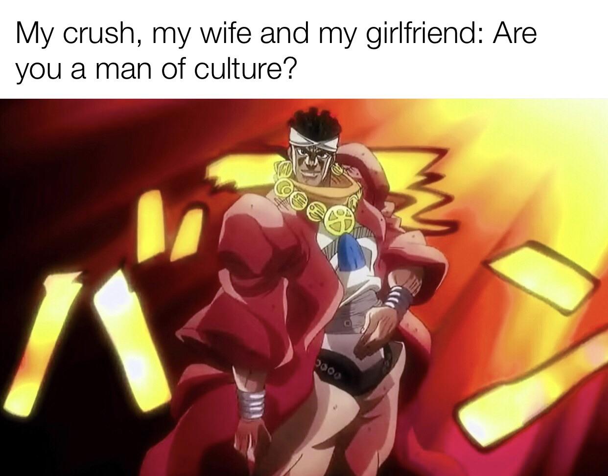I am not as sexy as Avdol, but I try, why don't you? (JoJo fans gifts