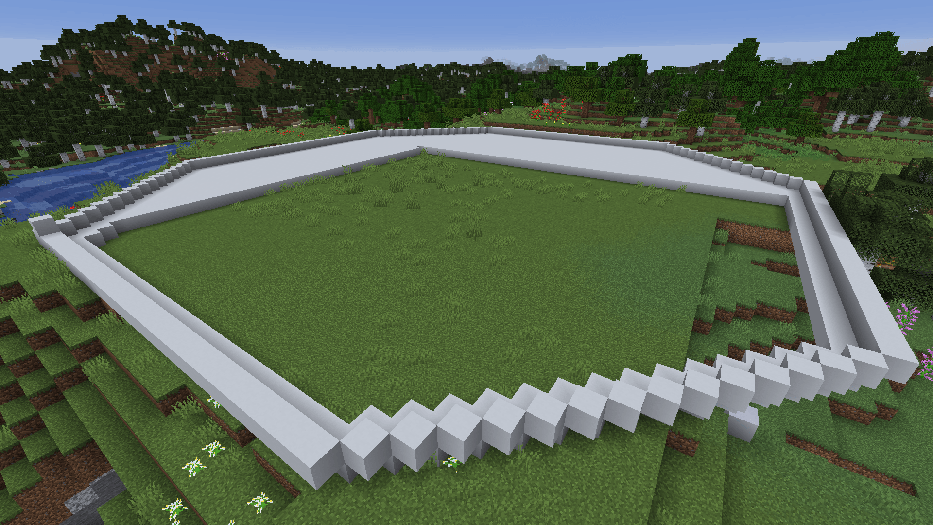 I'm creating the foundation for the largest house I've ever built in