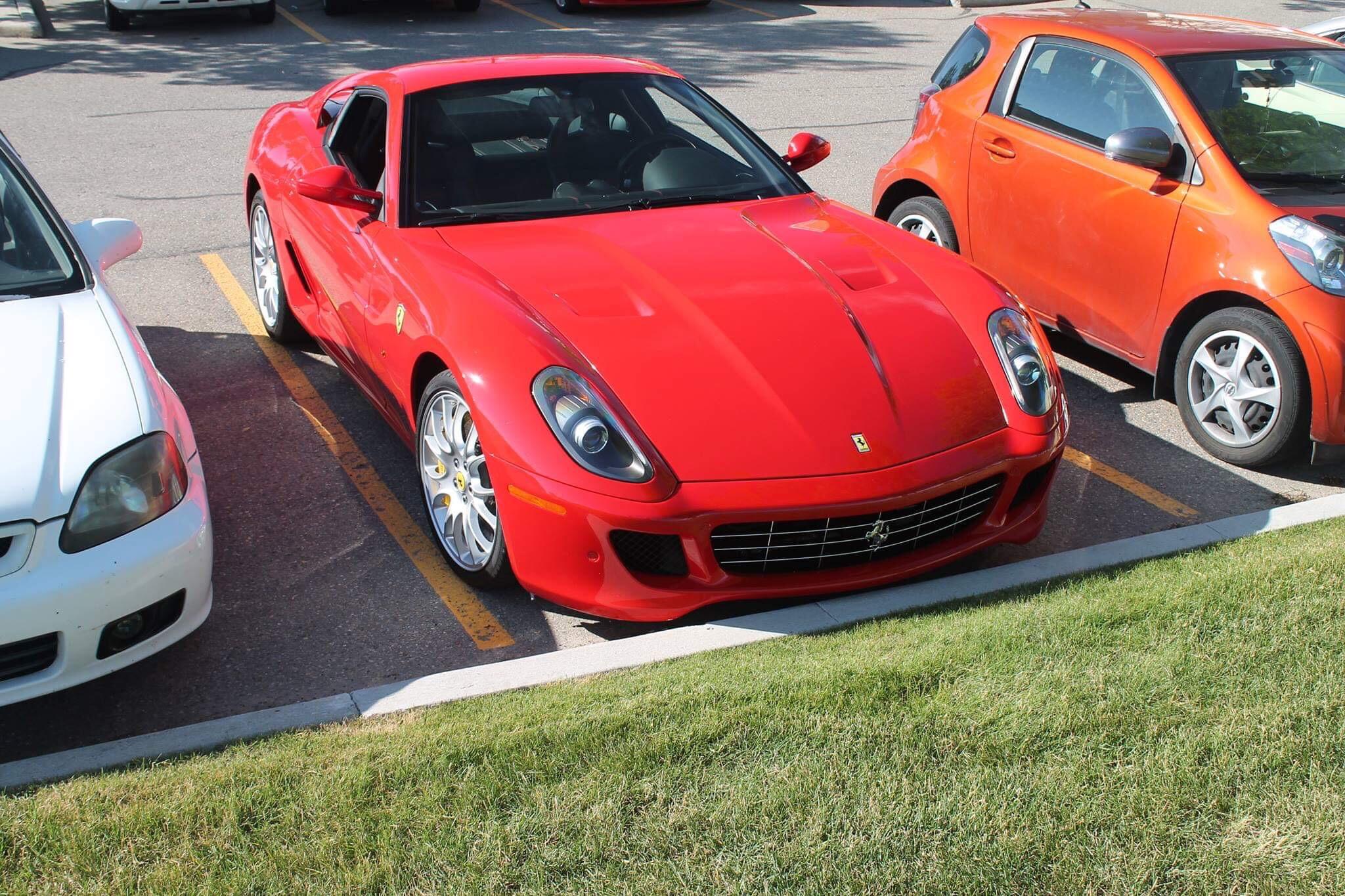 Another beautiful front-engined V12 Ferrari. [Ferrari 599 GTB] : r/spotted