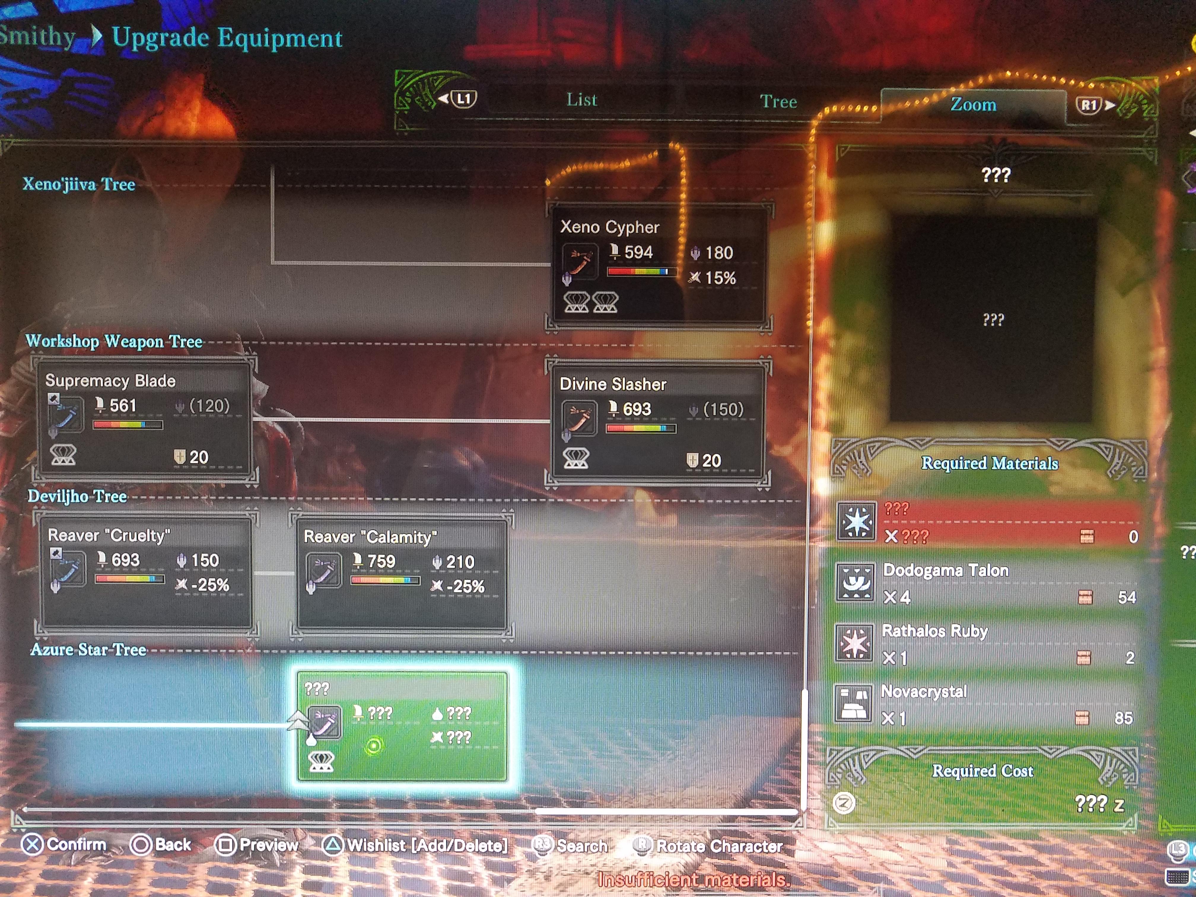 Azure Star Tree upgrade teases a new monster? It has a ??? Gem! MonsterHunter