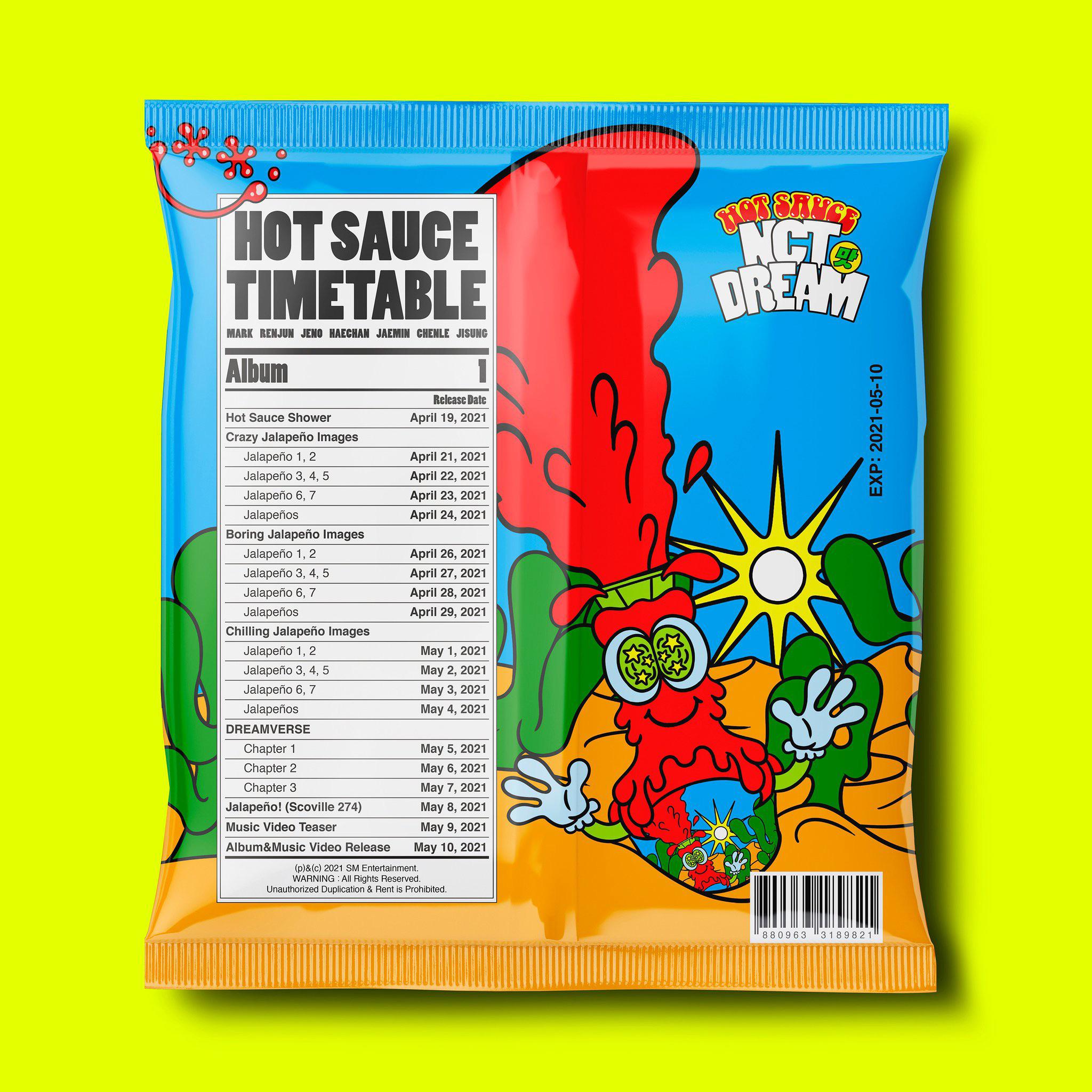 NCT DREAM First Album “Hot Sauce” (Time Table) r/kpop