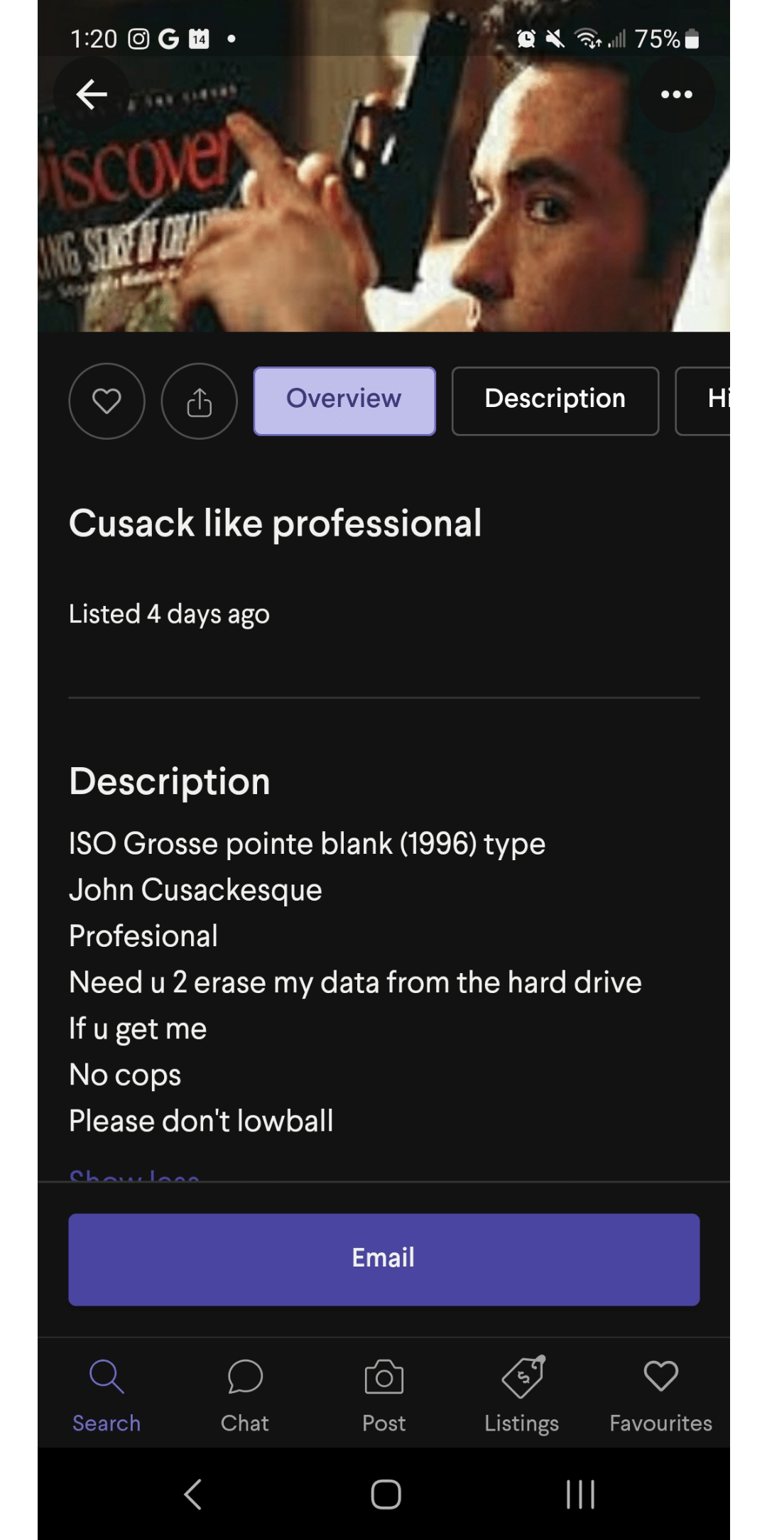 Gotta love the Kijiji Jobs Other Category... r/regina