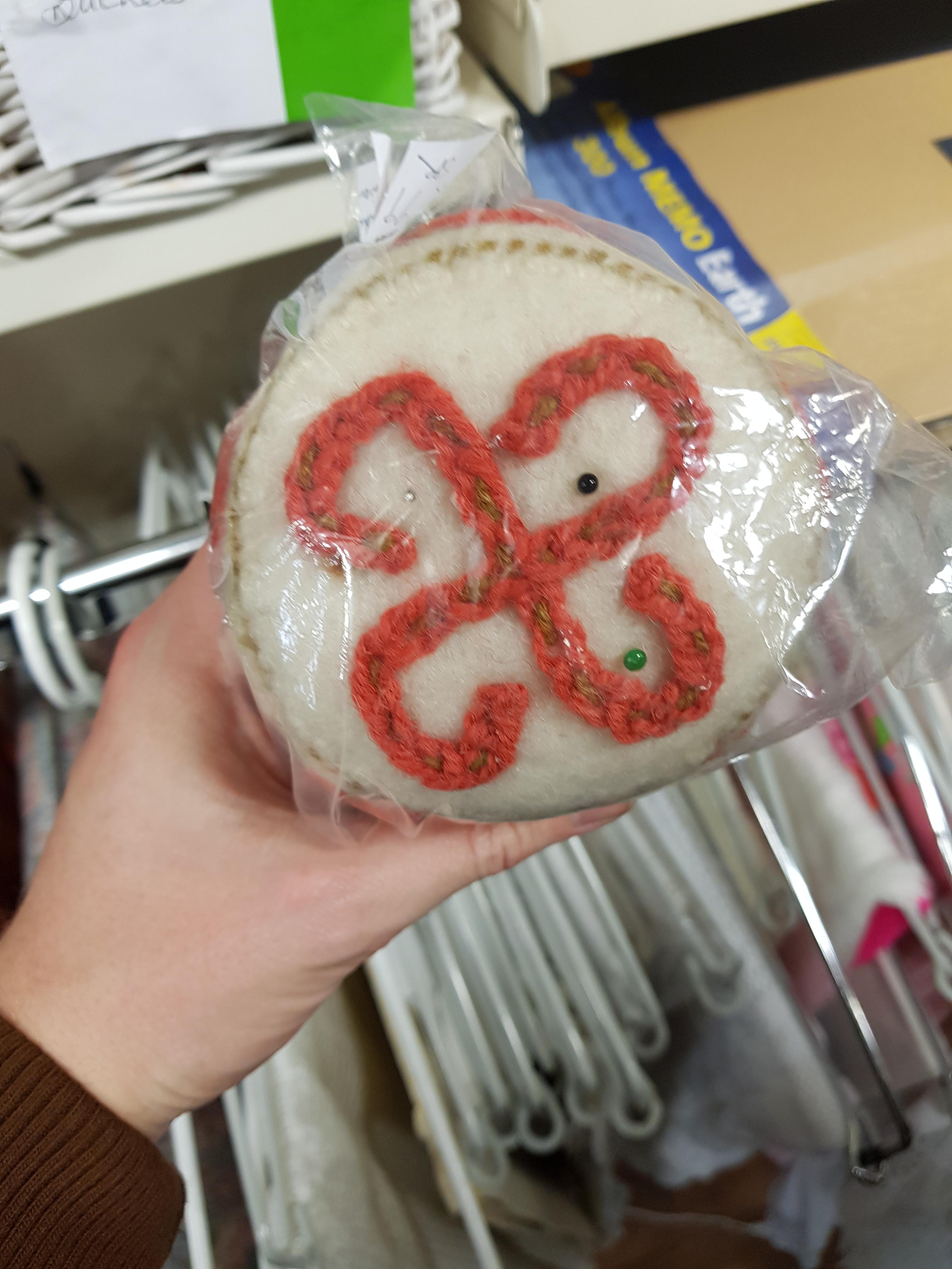 This charity shop pin cushion r/AccidentalRacism