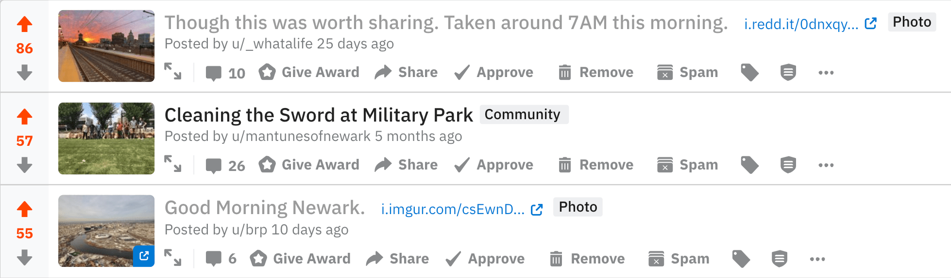 The Top 3 Most Upvoted Posts on Newark's SubReddit in 2019 r/Newark