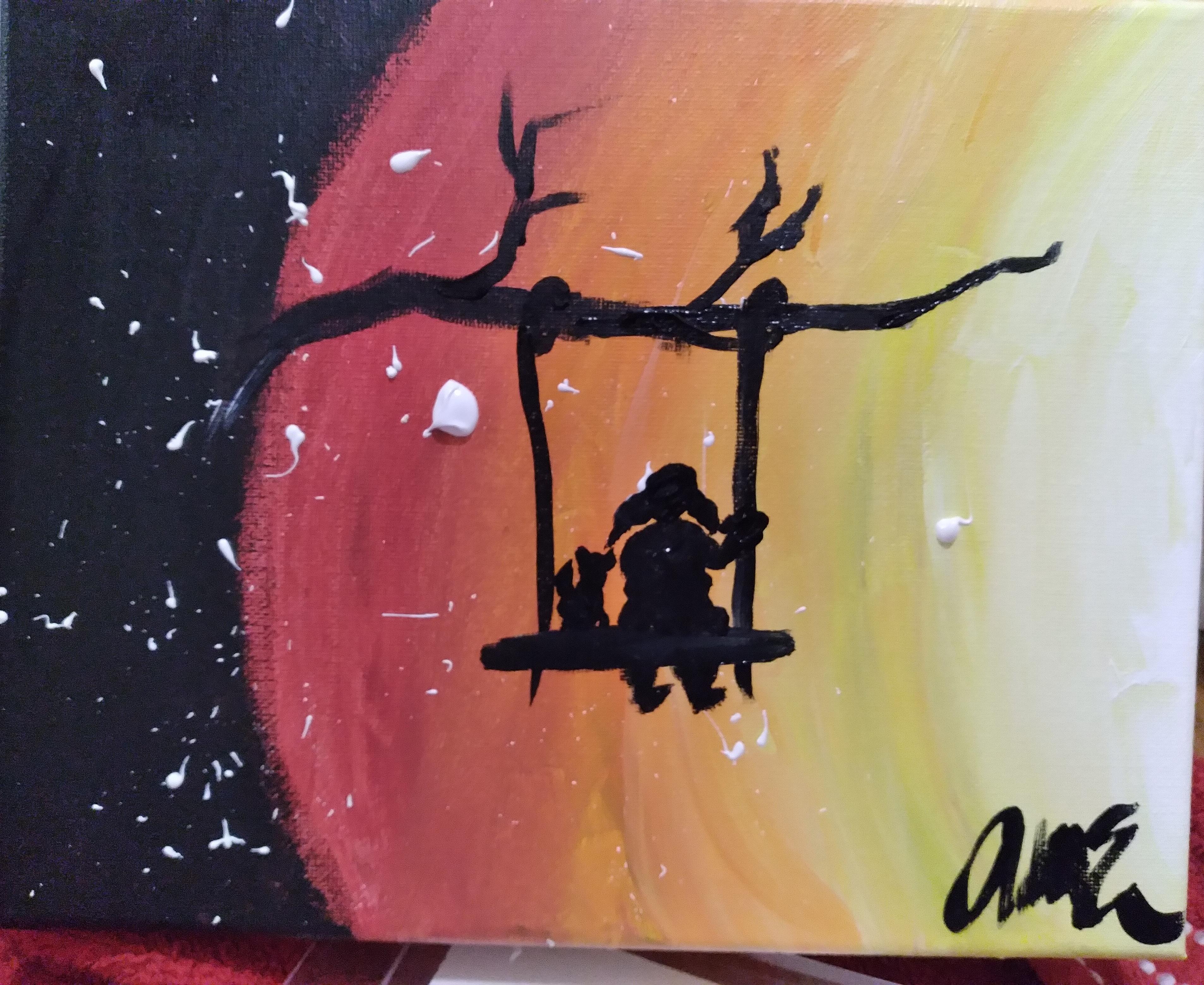 I want to sell my painting. Its on an 8×10 canvas. Its made with