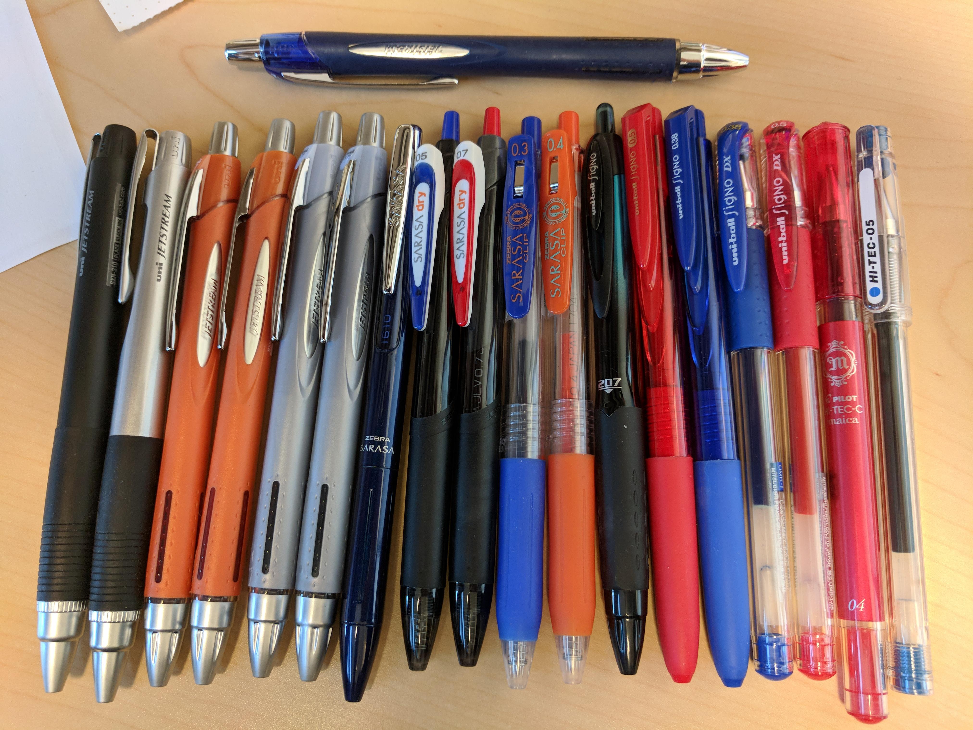 My custom sampler pack fro Jetpens r/pens