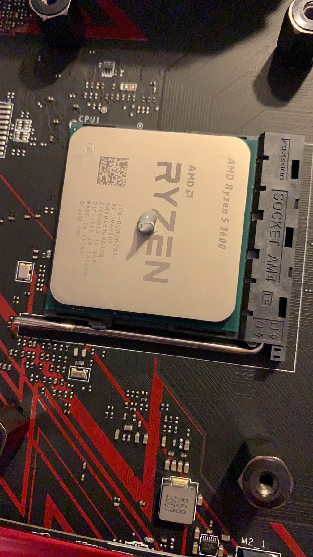 Ryzen 5 3600 thermal paste nudes r/pcmasterrace