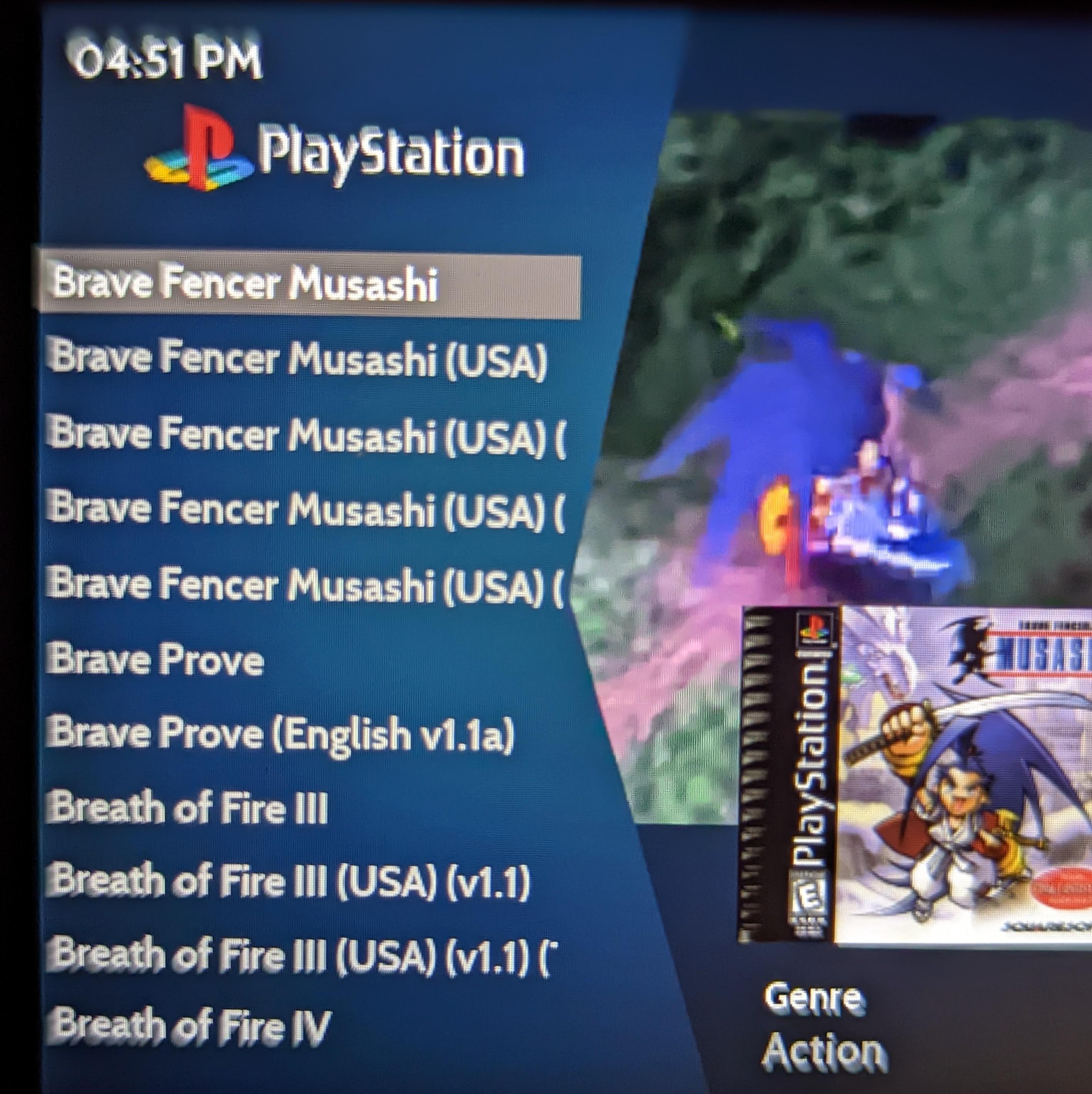 Switched from 351ELEC to Amber, now every PS1 bin/cue file is showing