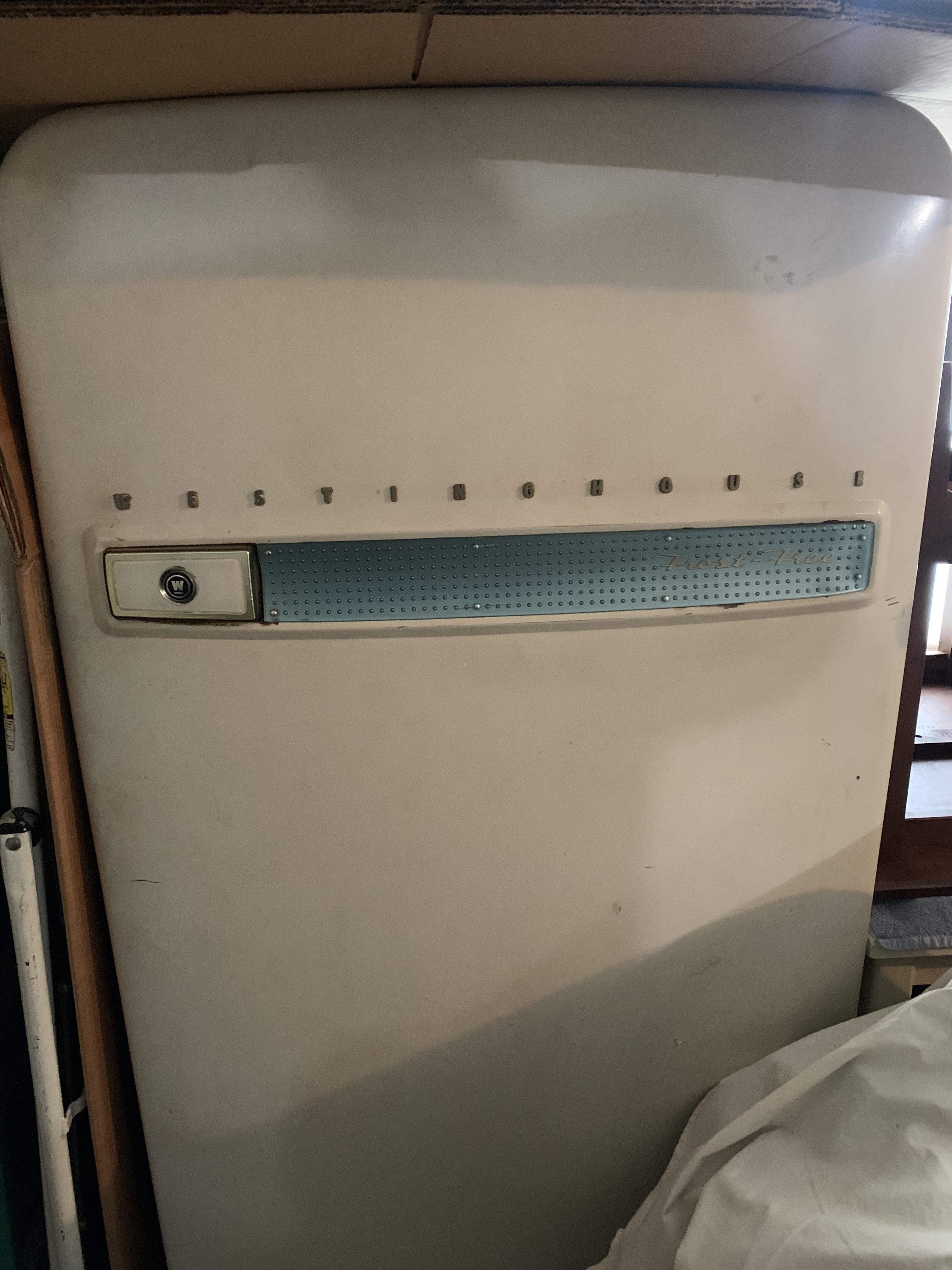 Old Westinghouse frost free fridge. Been in my family for years but don