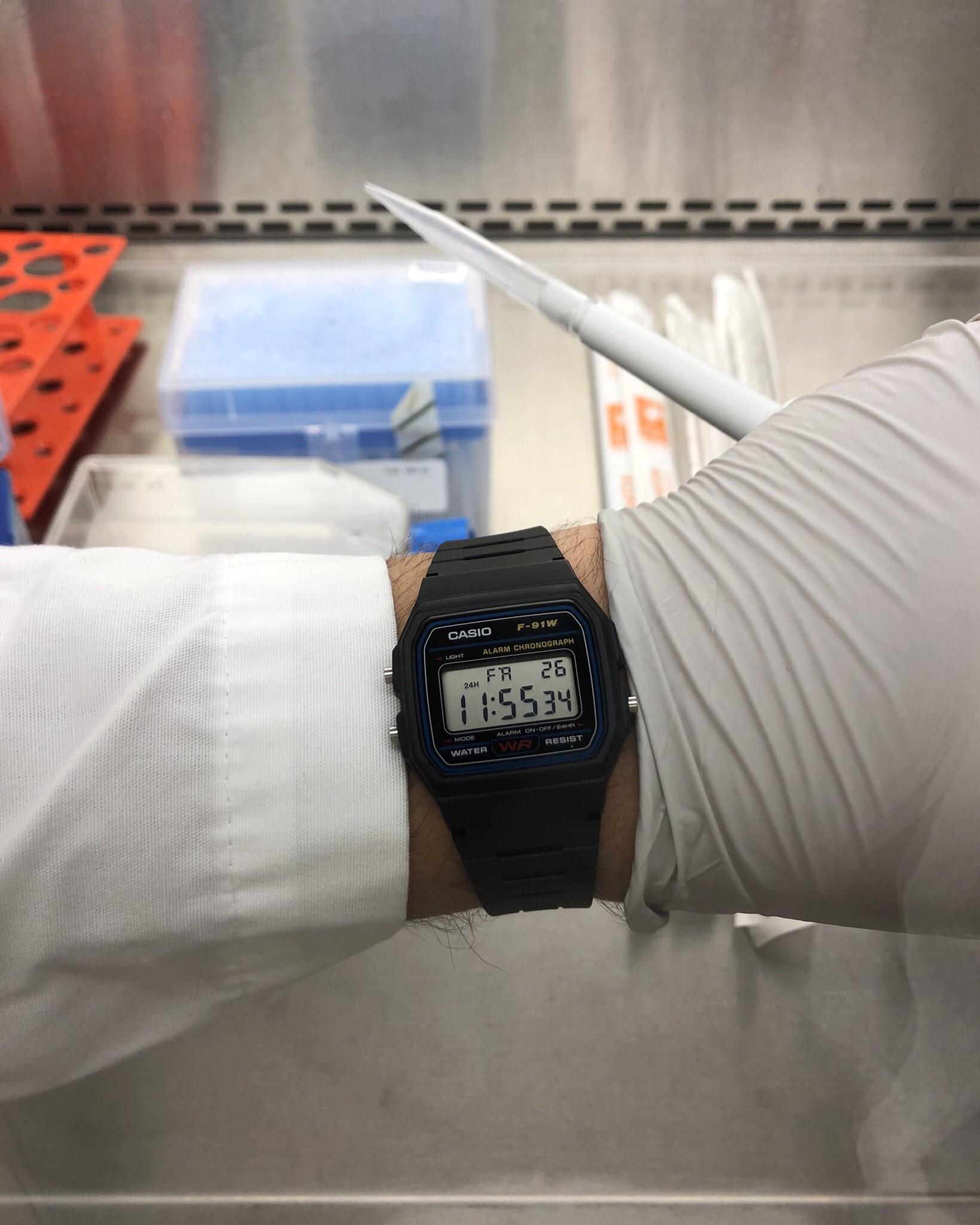 [Casio] Friday cell culture with F91W r/Watches