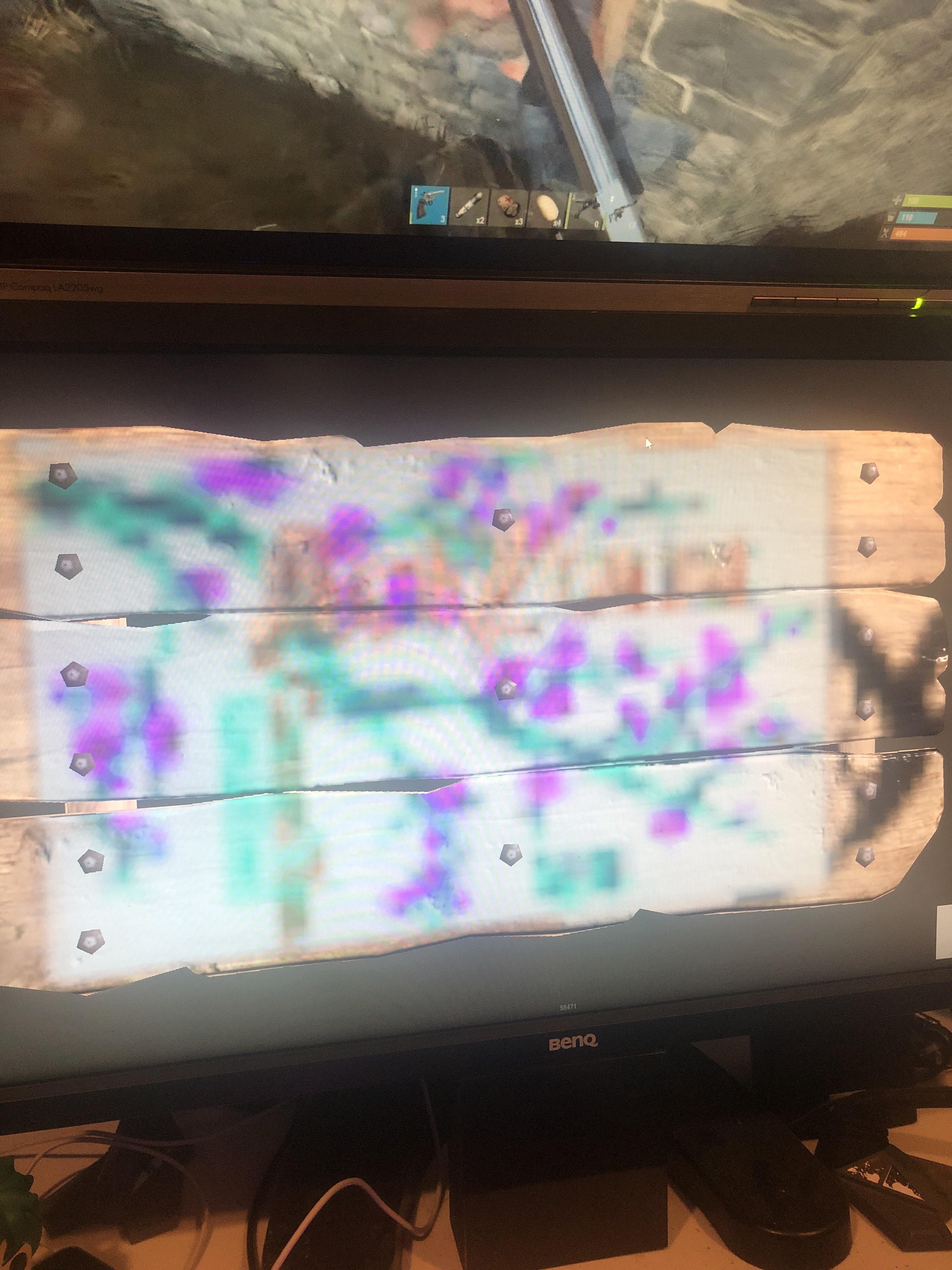 Is there any way to paint signs in rust with a program accurately so