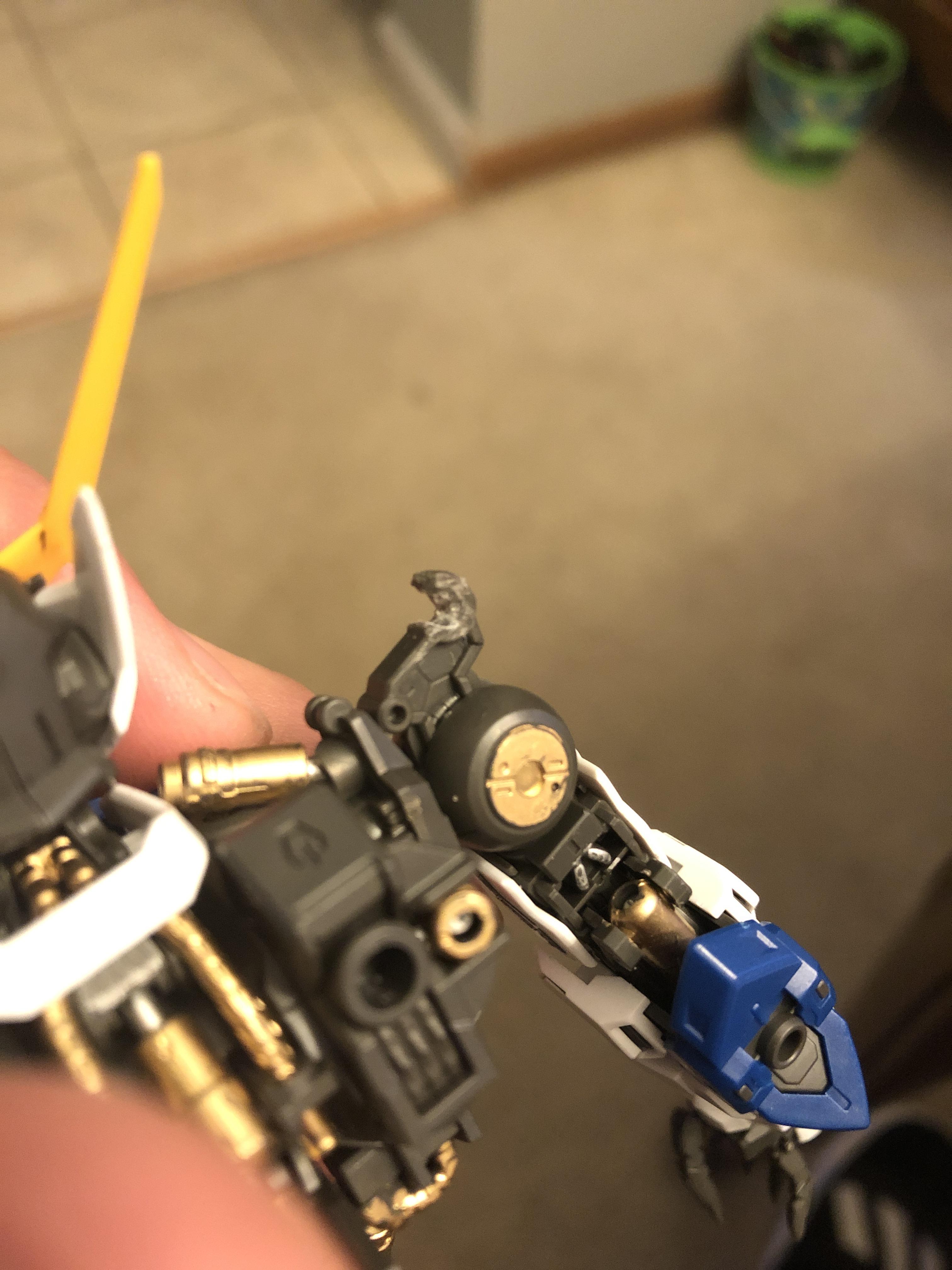 Anyone have any advice on how to fix this broken clip on the mg