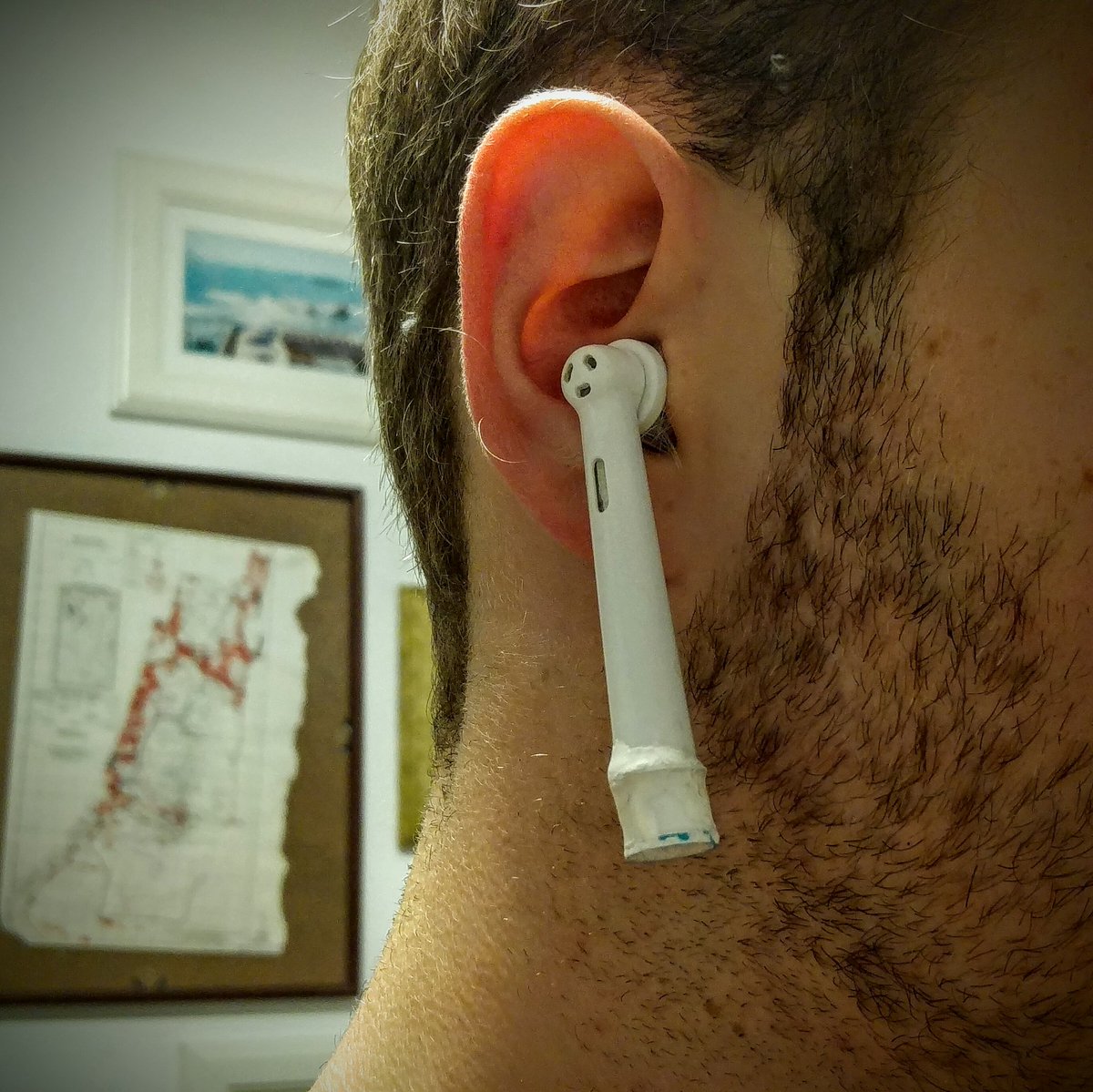 Turns out all these years i had apple airpods in my bathroom! r/funny