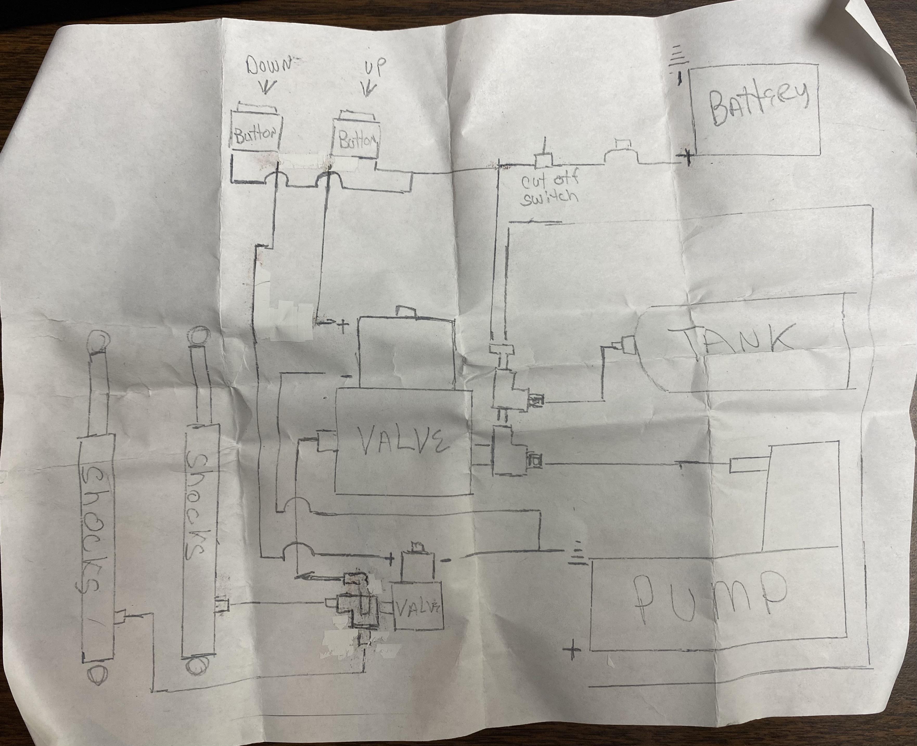 These instructions provided by the customer (how to install air ride