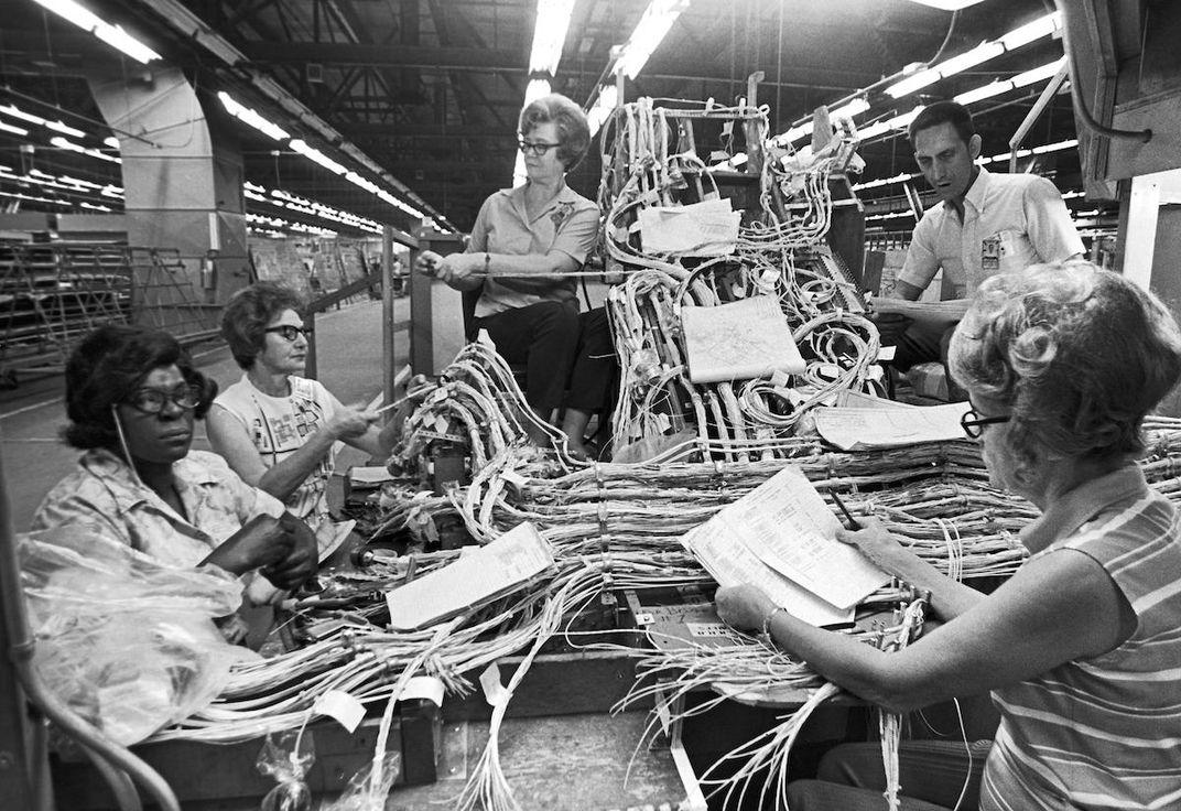 Workers at Lockheed Jet Bomber Plant in Marietta, 1953