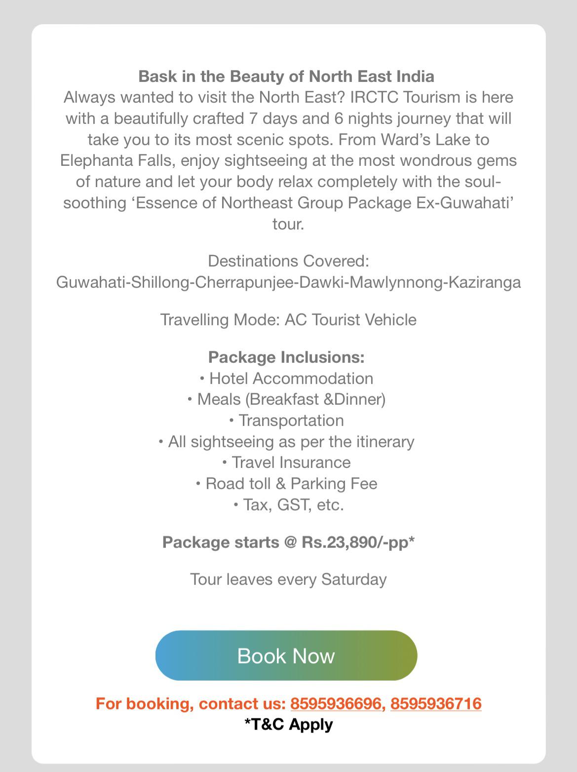 Are IRCTC packages worth it? r/india_tourism