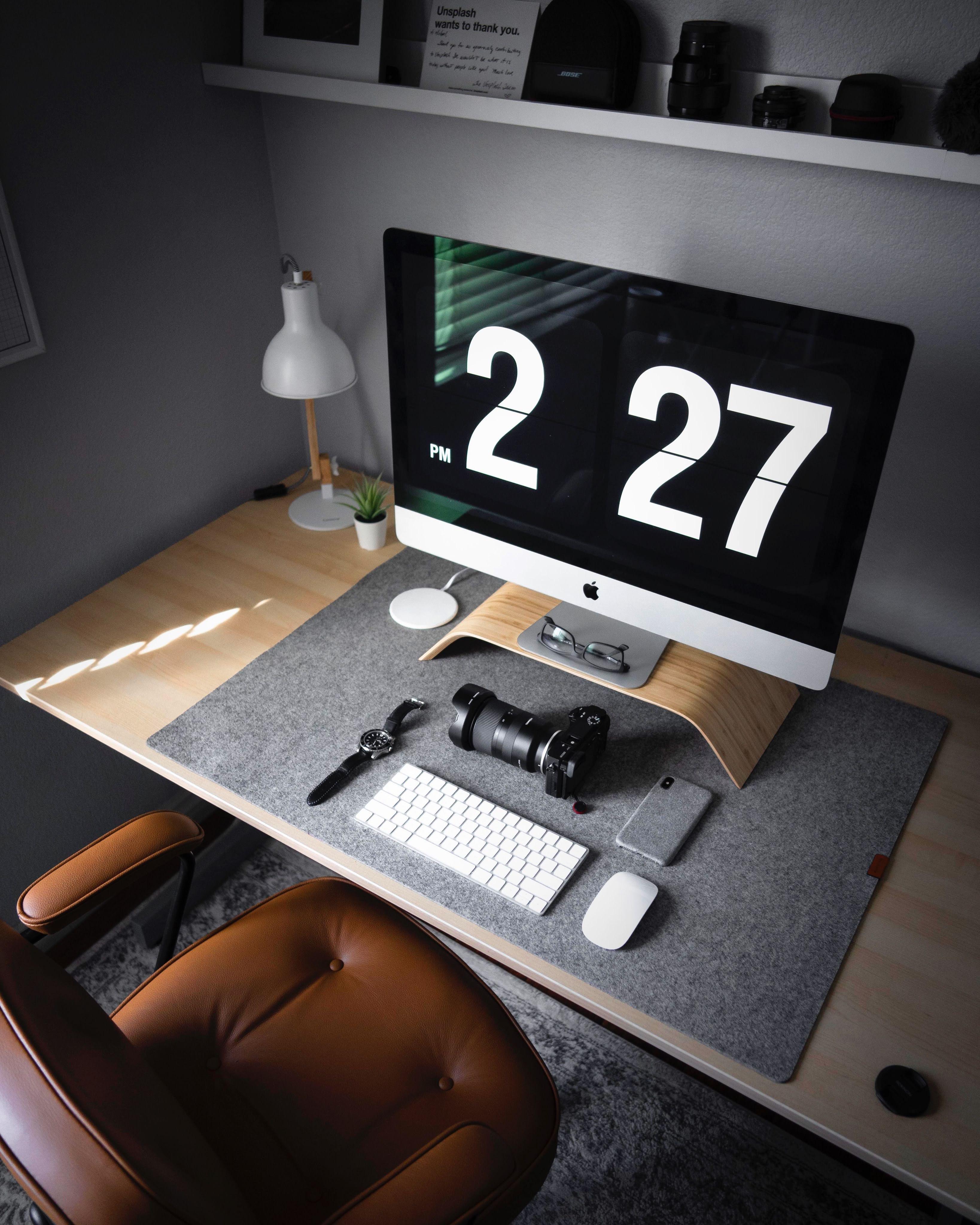 Desk update new monitor riser and desk pad r/macsetups