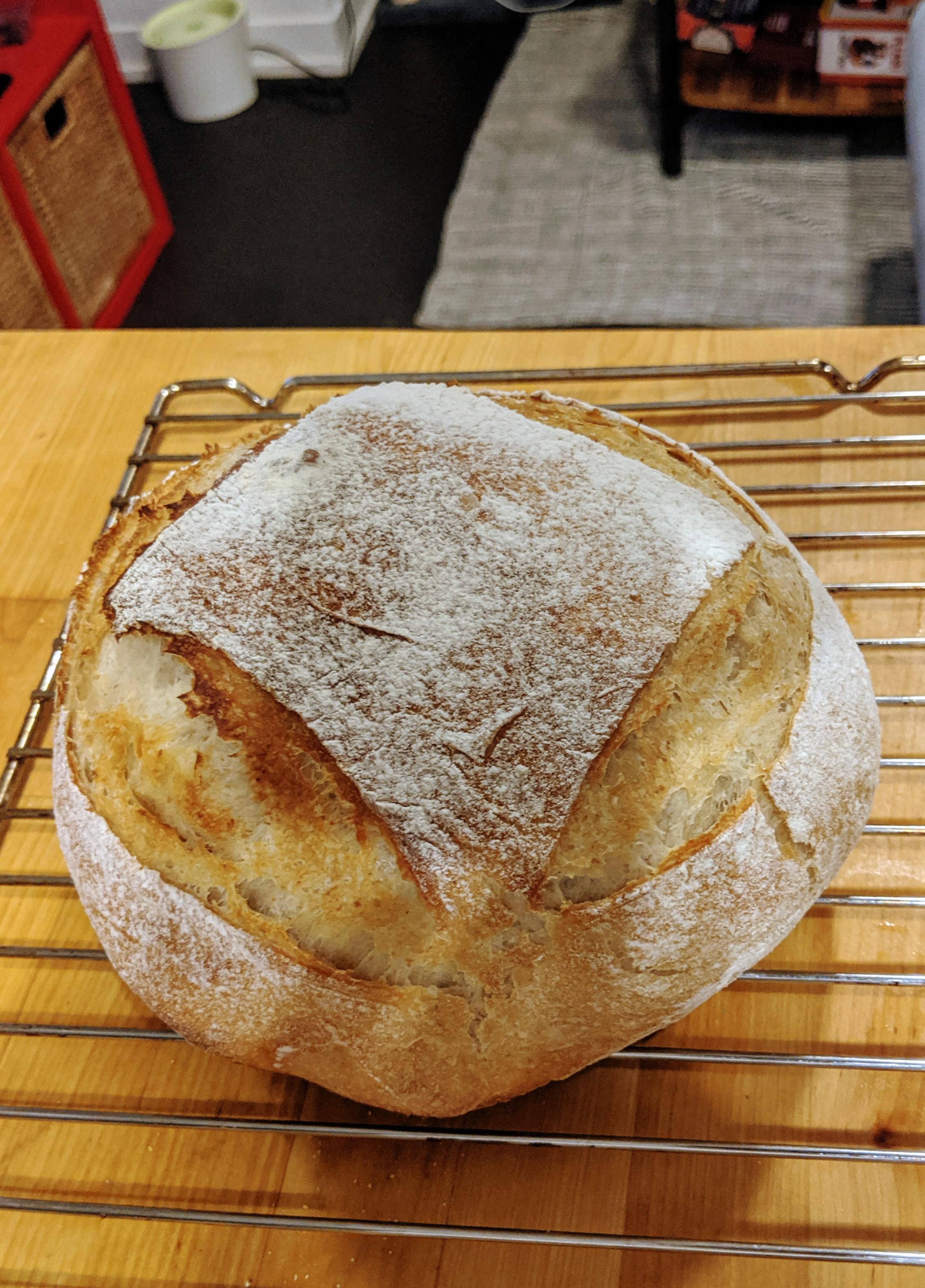[Homemade] Fresh baked sourdough r/food