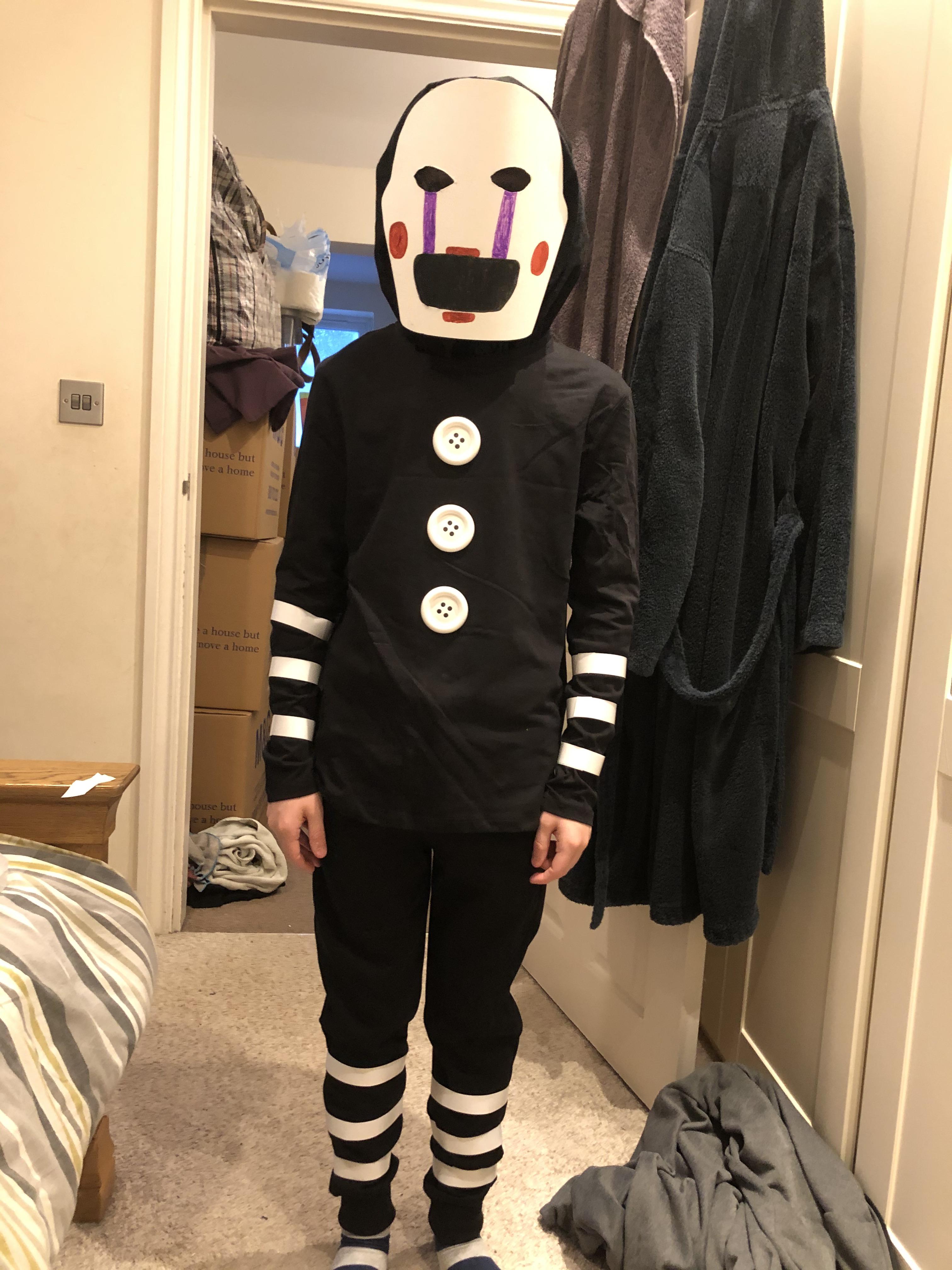 Son’s puppet master costume for ComicCon r/fivenightsatfreddys