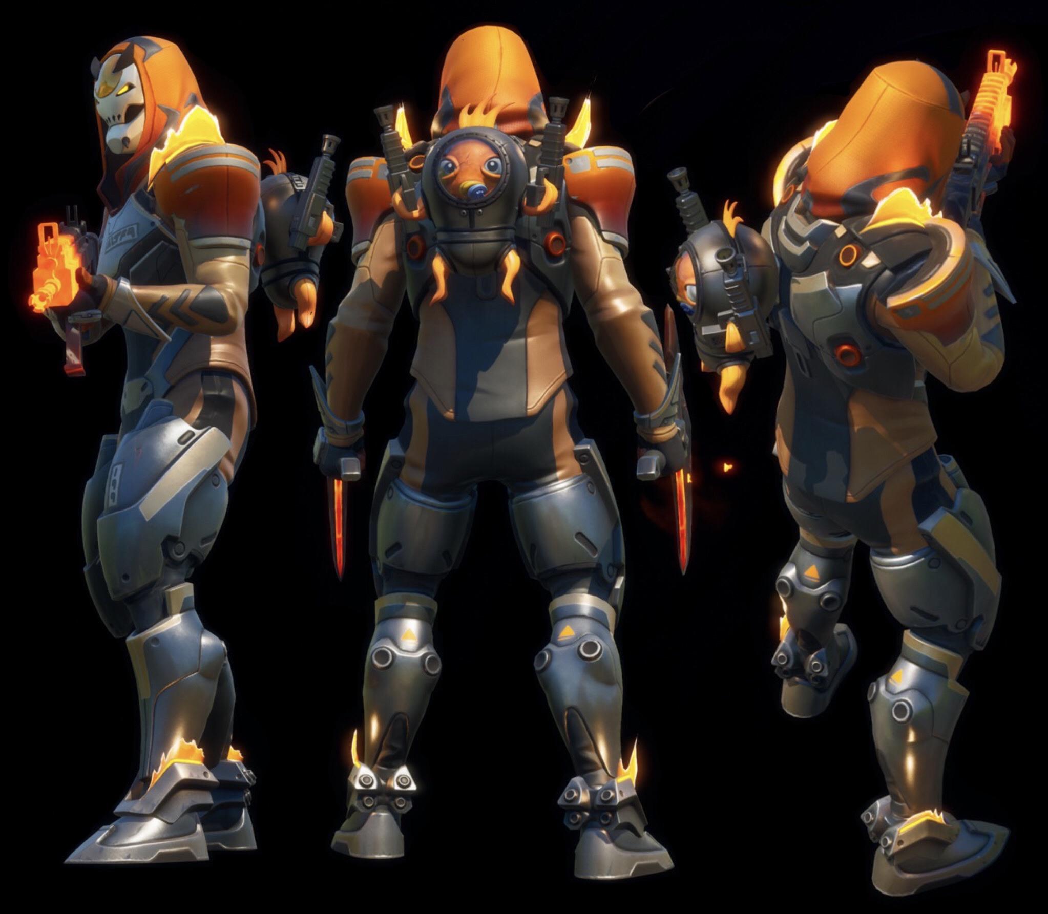Vendetta Dorsal Destroyer Molten Strikers Magma r/FortniteFashion