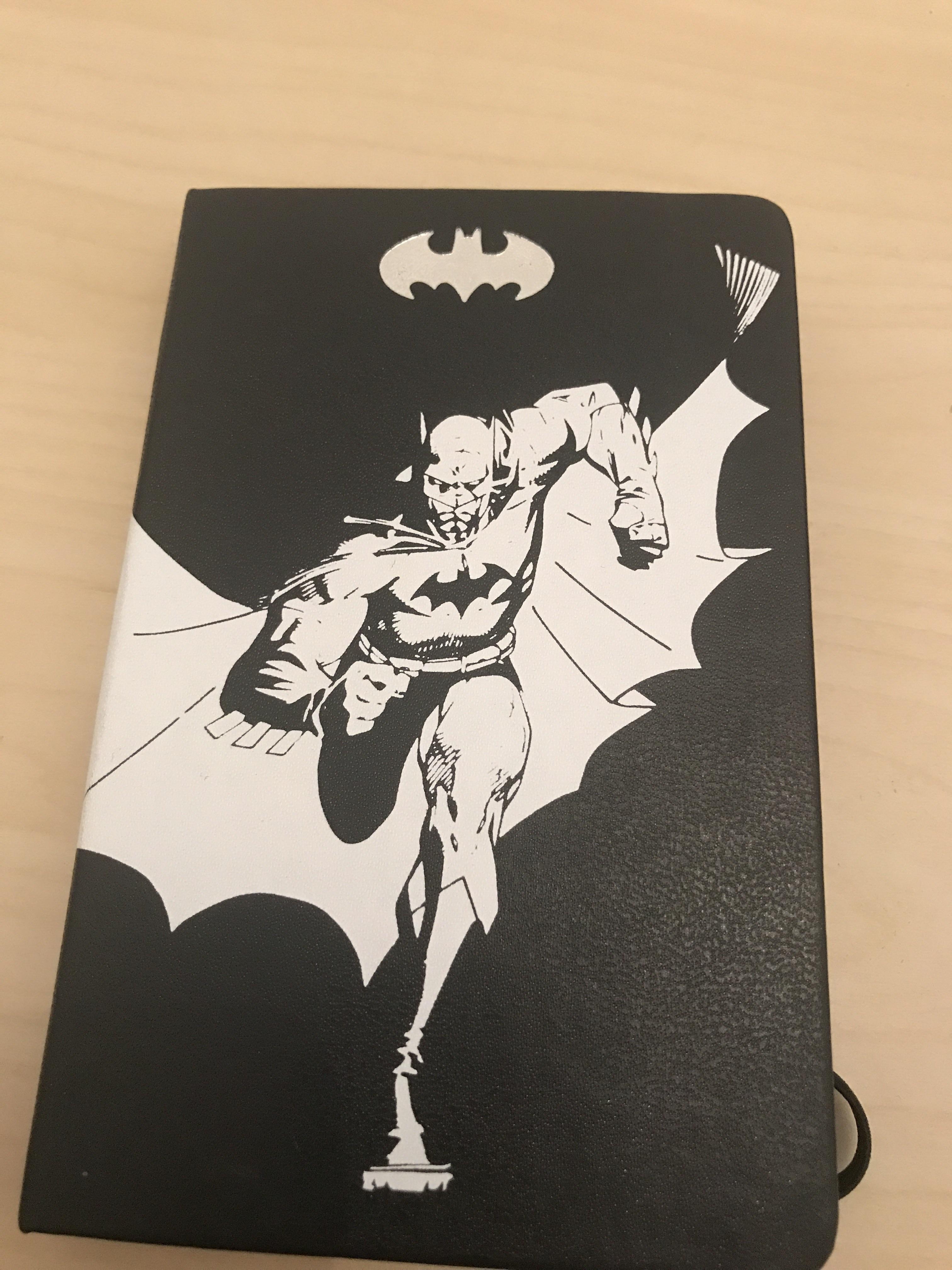 Batman themed notebook by moleskine