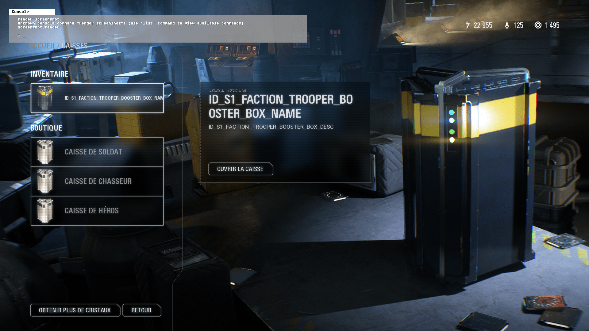 I just got that mysterious crate after completing the first order