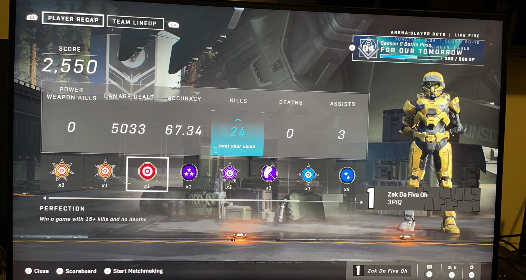 Halo Infinite Perfection Medal r/halo