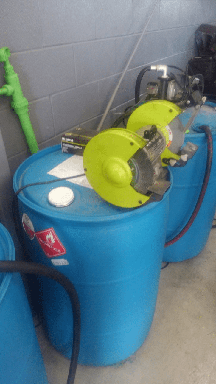 "What do you mean you have an issue with my Bench Grinder Stand?" r/OSHA