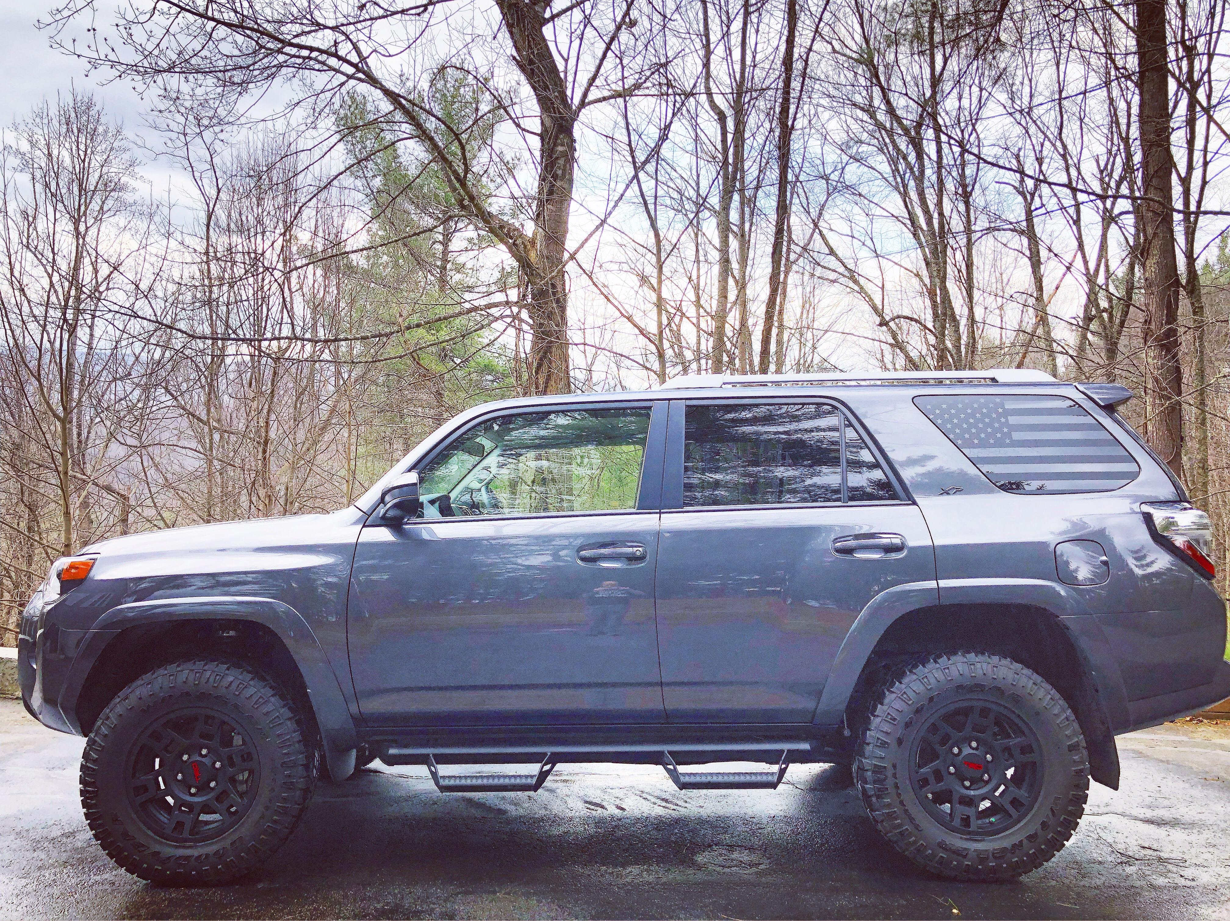 Put the 2” Rough Country lift on last weekend but never got around to